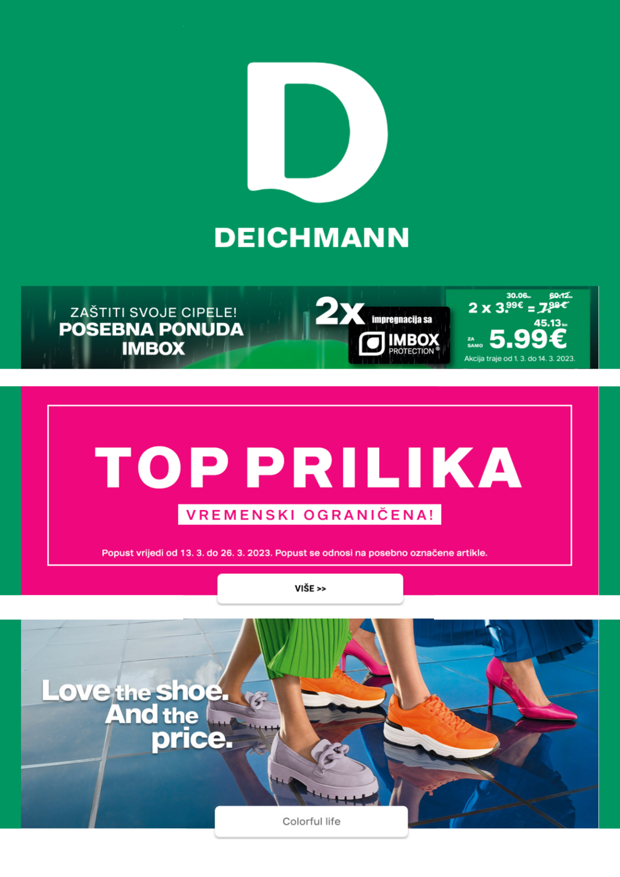 Katalog Deichmann - Žene Sniženje kupi u trgovini po odličnoj cijeni | DEICHMANN 2 pro., 2024 - 11 pro., 2024