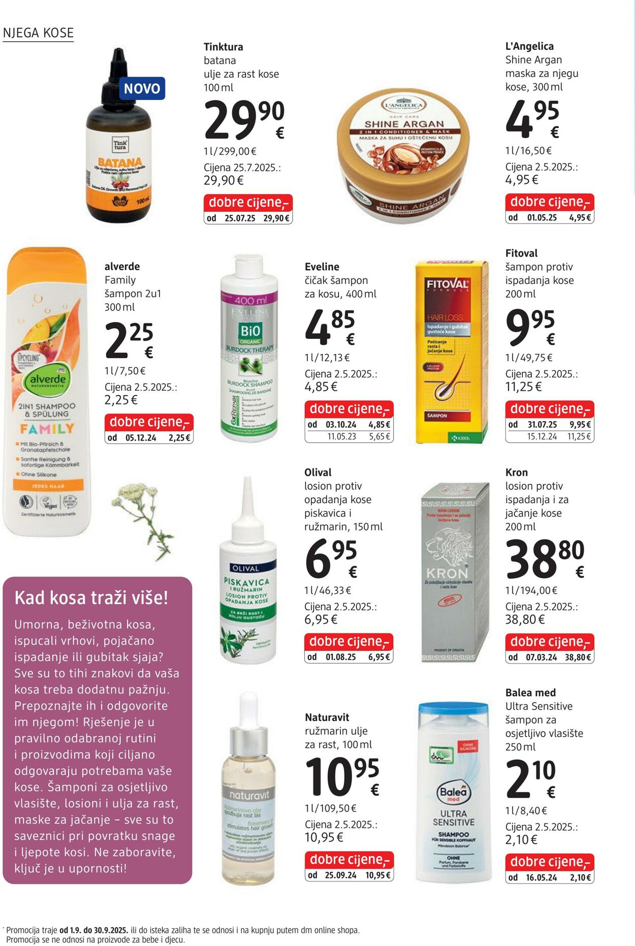 Katalog DM Drogeriemarkt 02.09.2025 - 16.09.2025