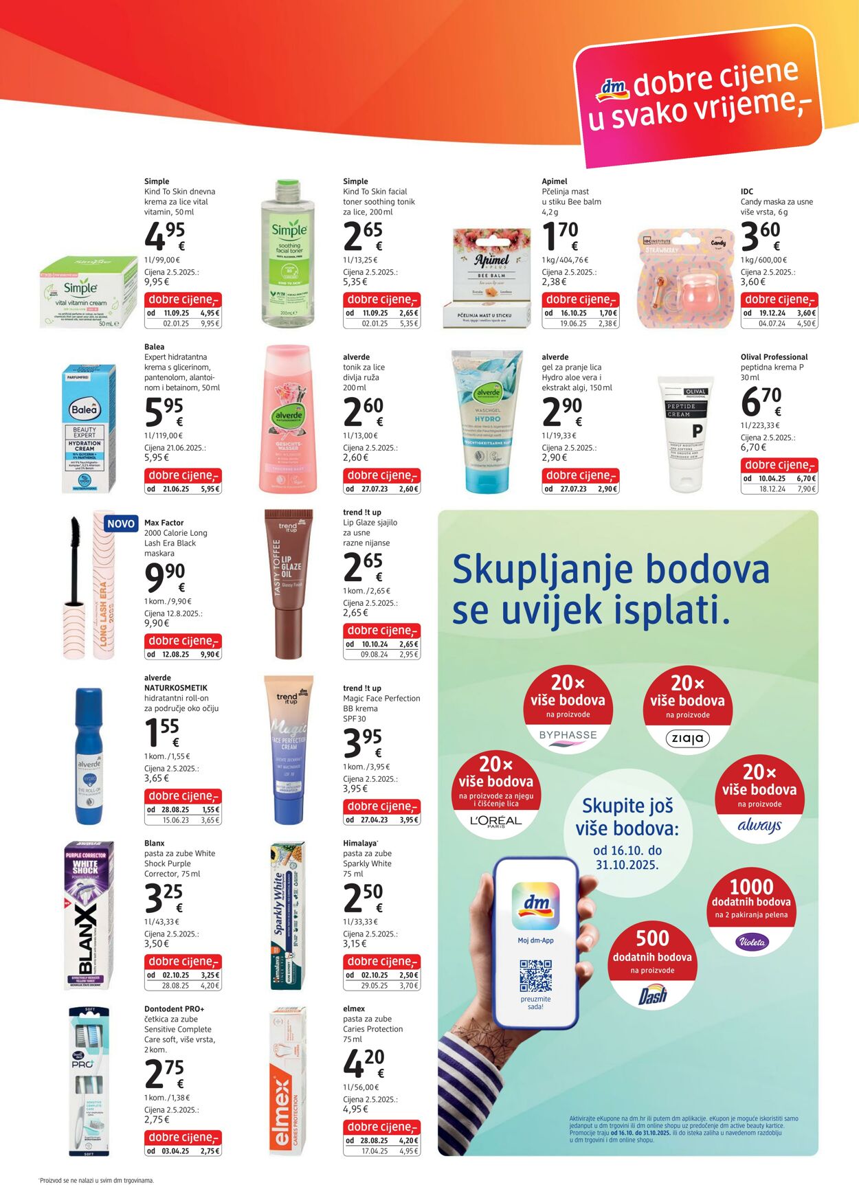 Katalog DM Drogeriemarkt 17.10.2025 - 31.10.2025