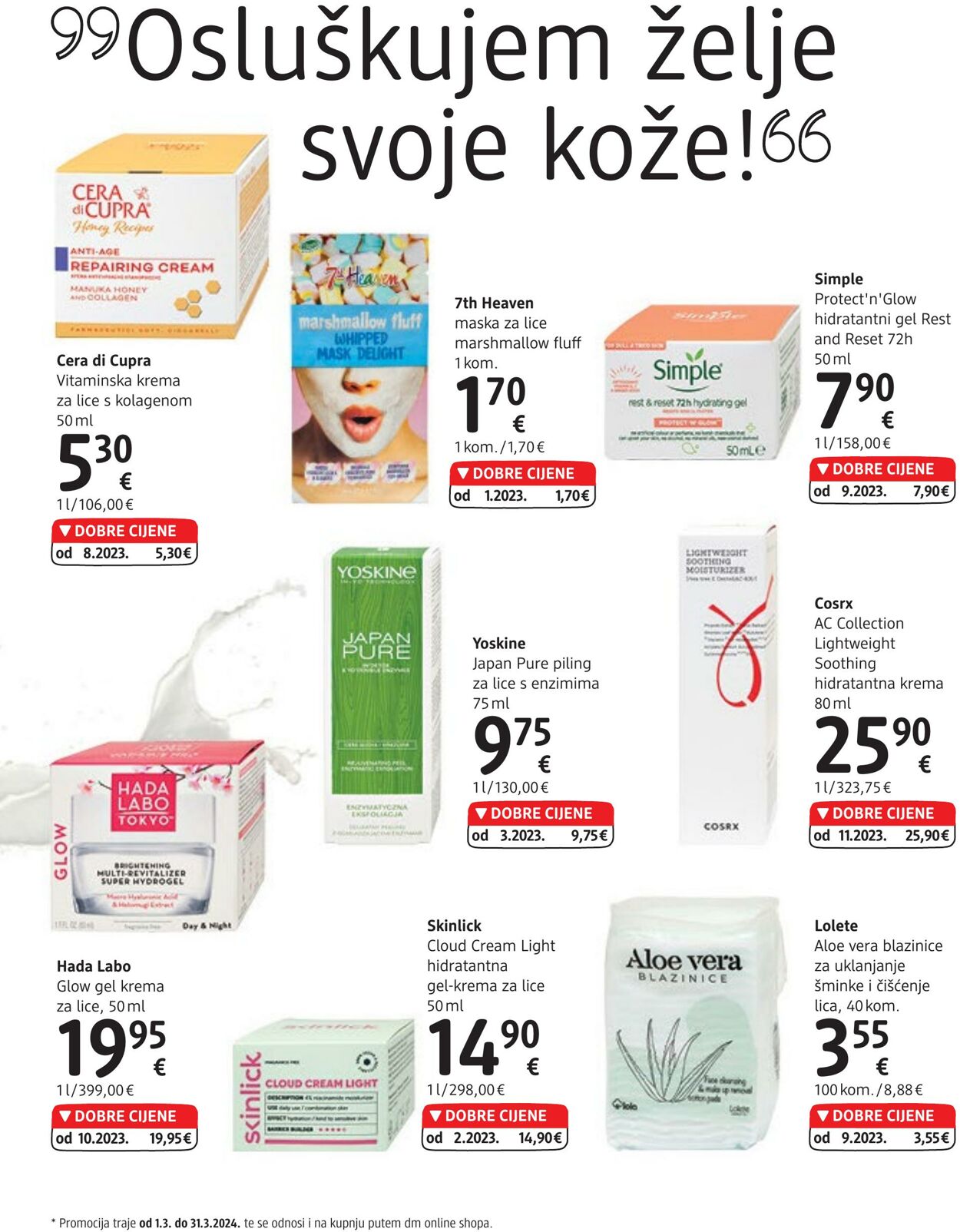 Katalog DM Drogeriemarkt 01.03.2024 - 31.03.2024