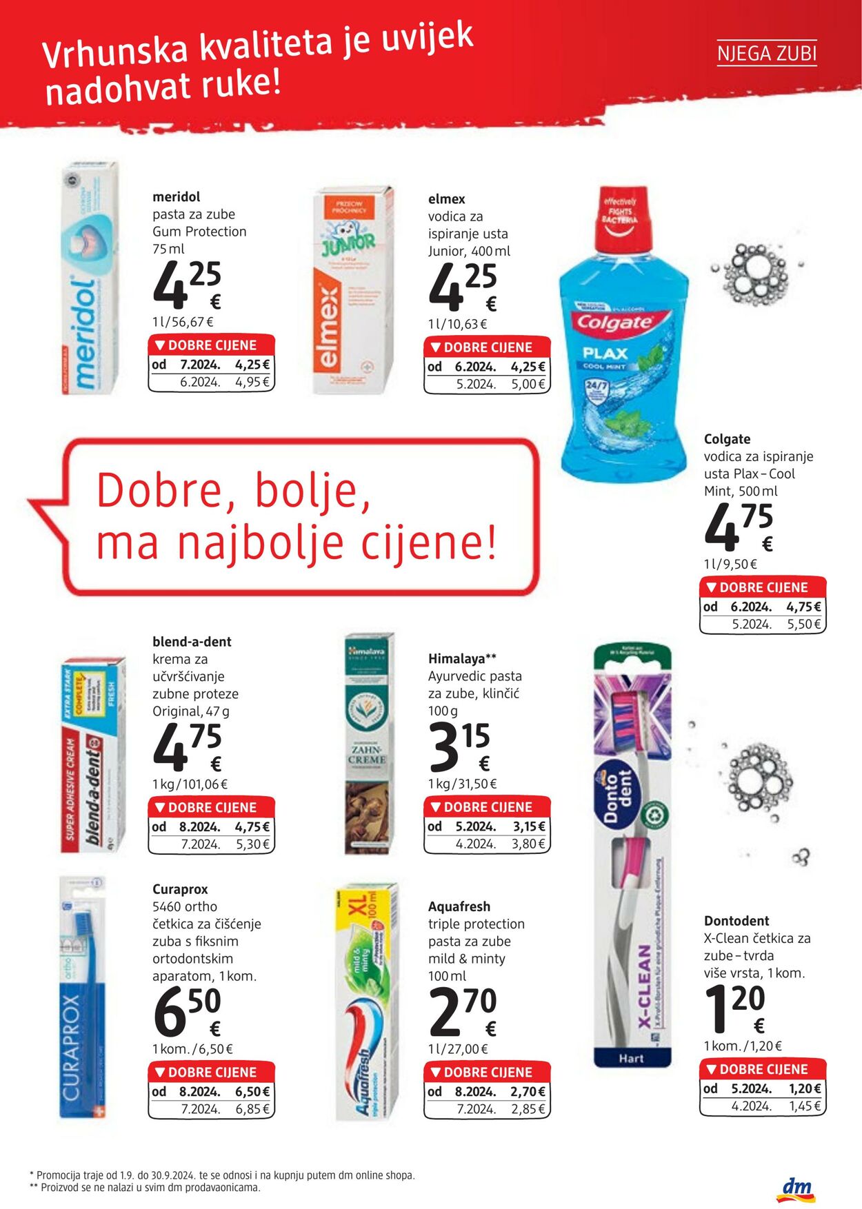 Katalog DM Drogeriemarkt 02.09.2024 - 06.10.2024