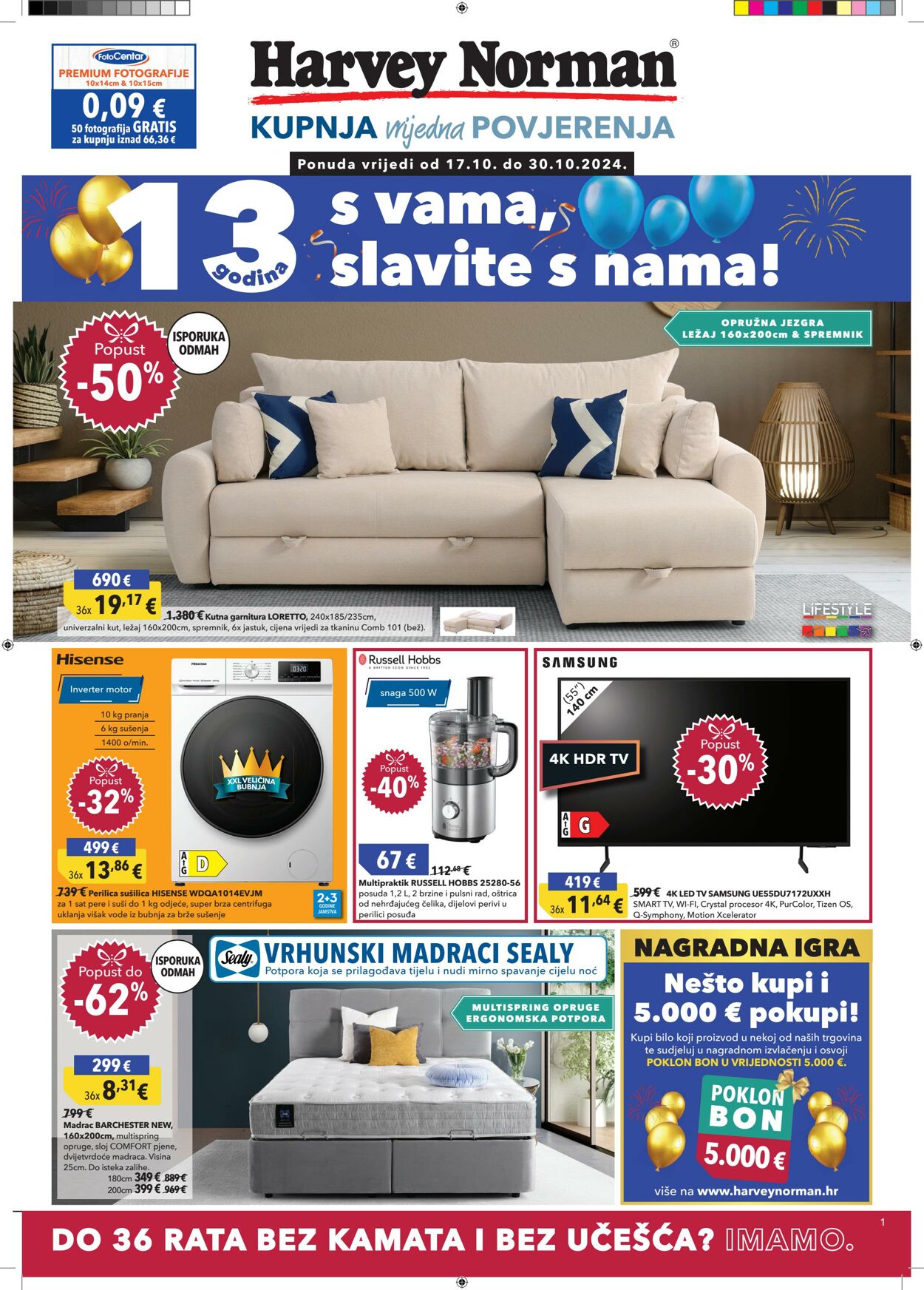 Katalog Harvey Norman - 13 godina s vama, slavite s nama. 18 lis., 2024 - 10 stu., 2024