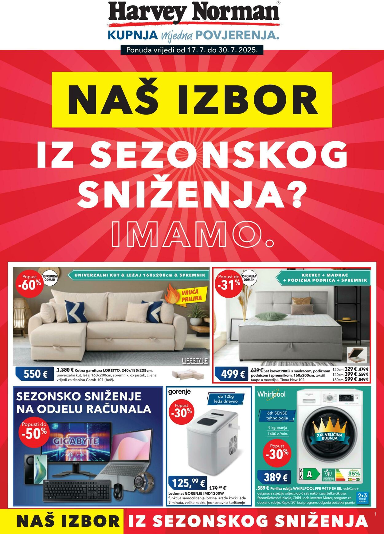 Katalog Harvey Norman 17.07.2025 - 31.07.2025