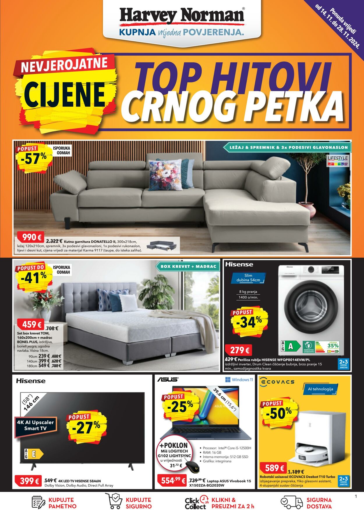 Katalog Harvey Norman 17.11.2024 - 01.12.2024