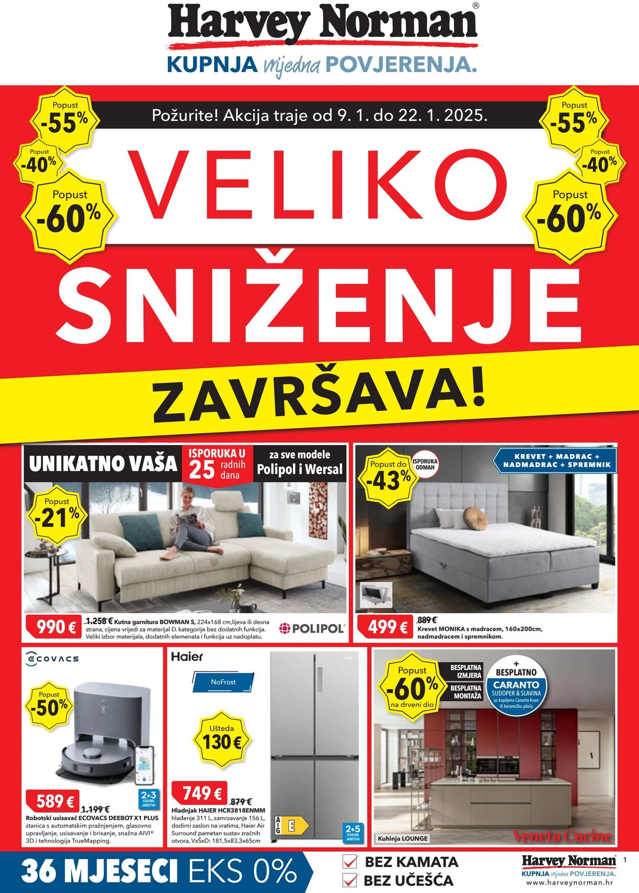 Katalog Harvey Norman - Veliko sniženje završava! 12 sij., 2025 - 26 sij., 2025