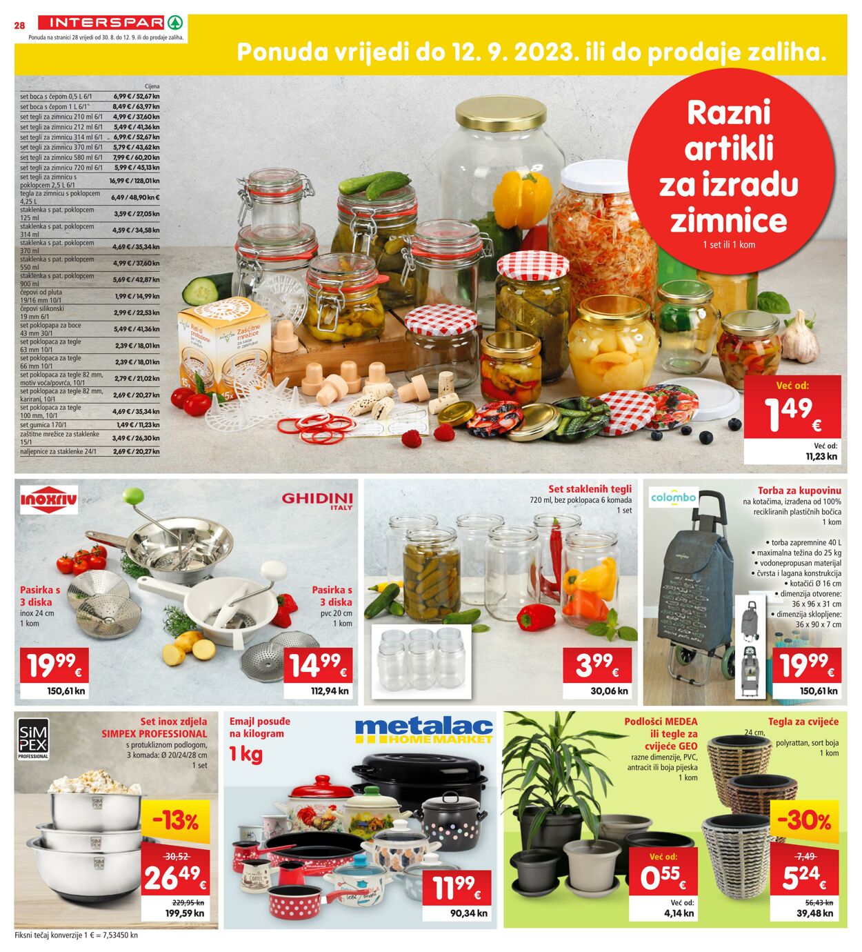 Katalog Interspar 30.08.2023 - 05.09.2023