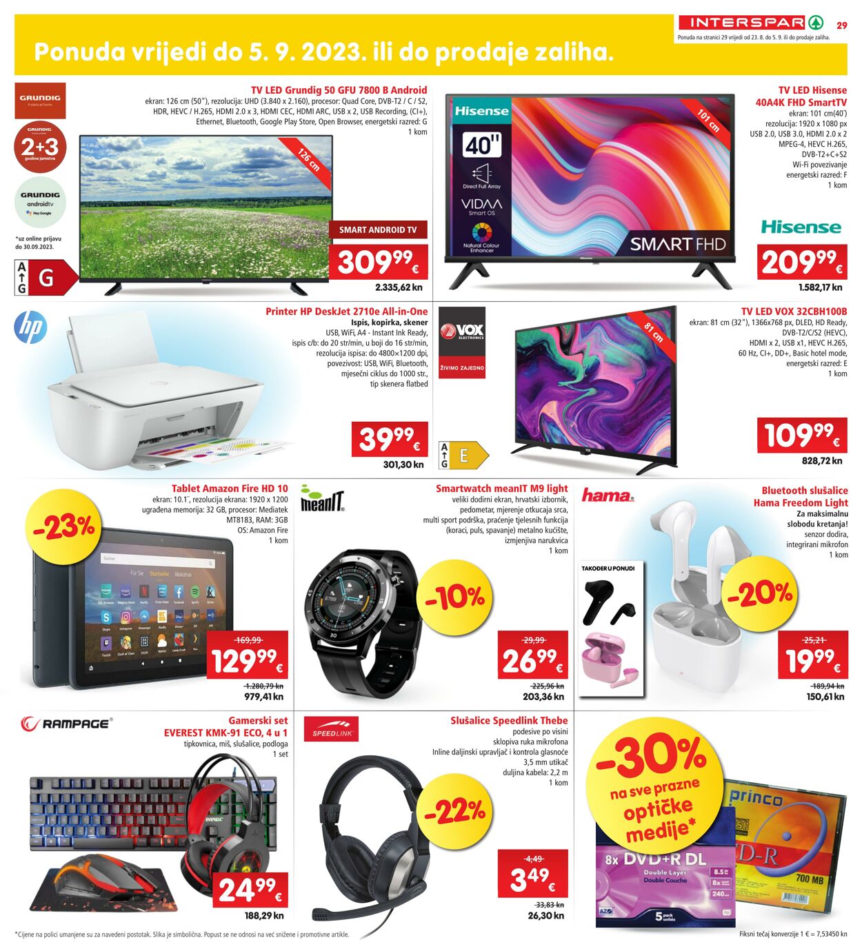 Katalog Interspar 23.08.2023 - 29.08.2023