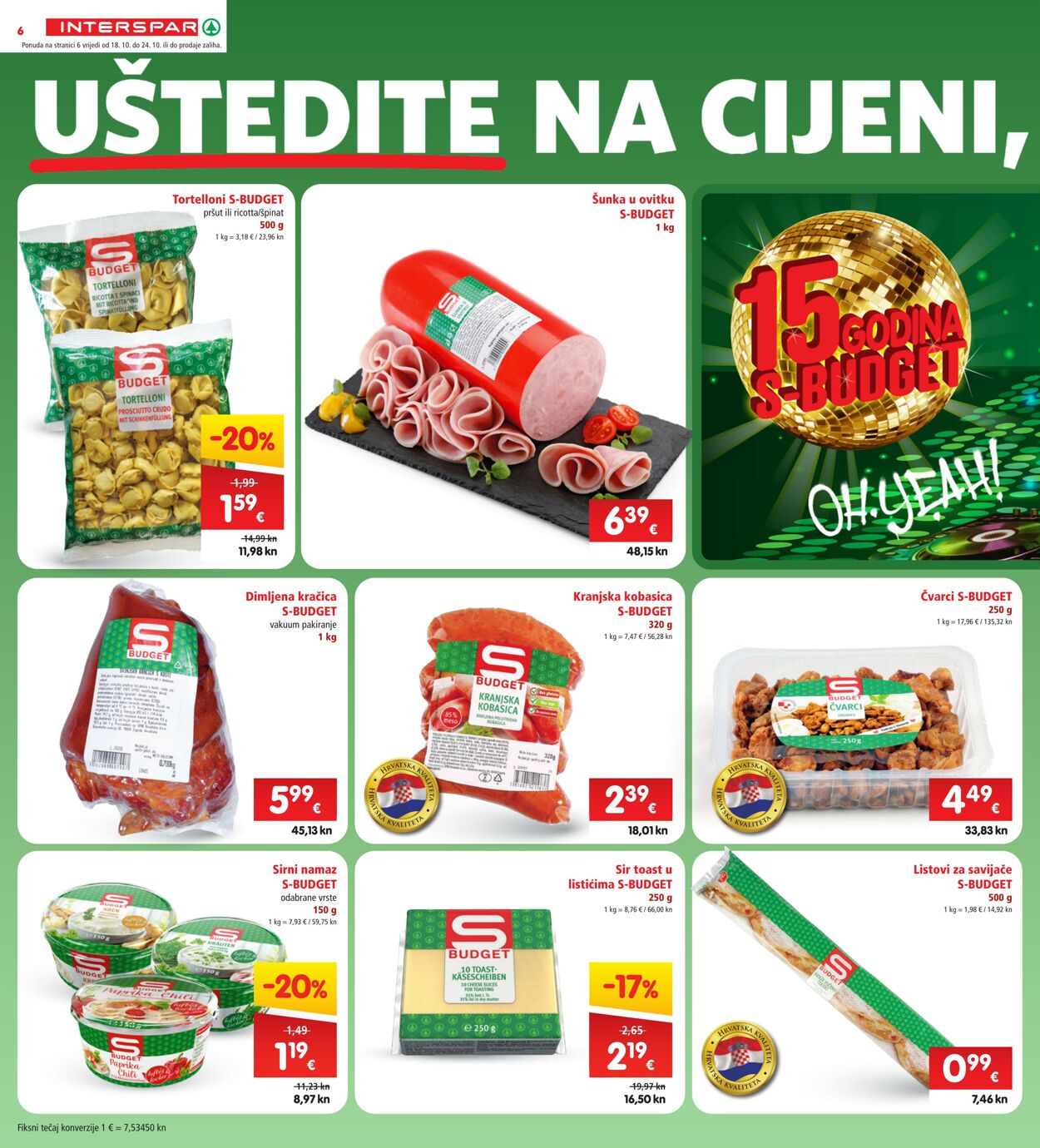 Katalog Interspar 18.10.2023 - 24.10.2023