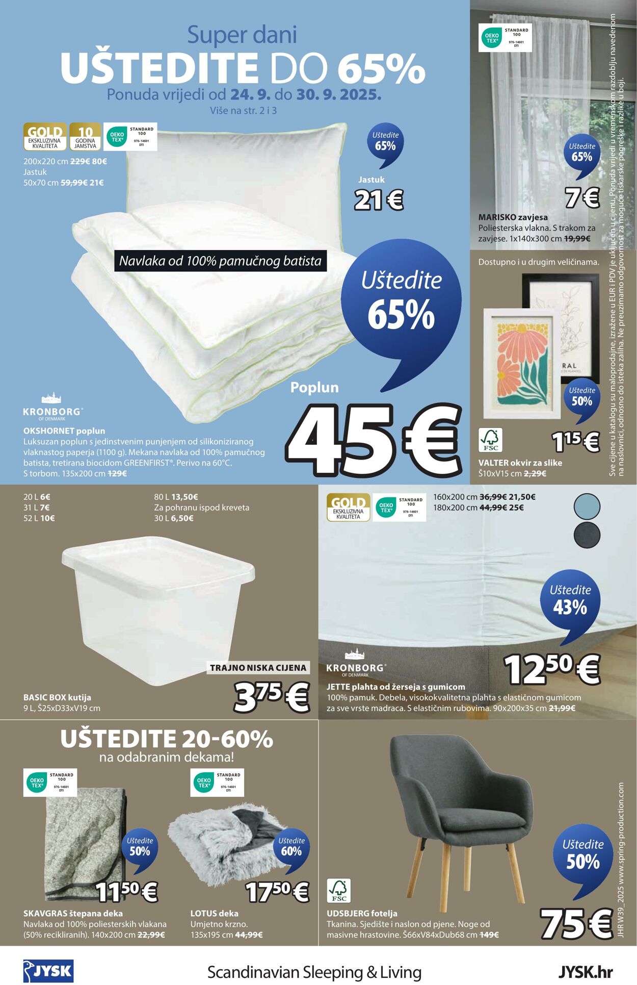 Katalog Jysk 25.09.2025 - 09.10.2025