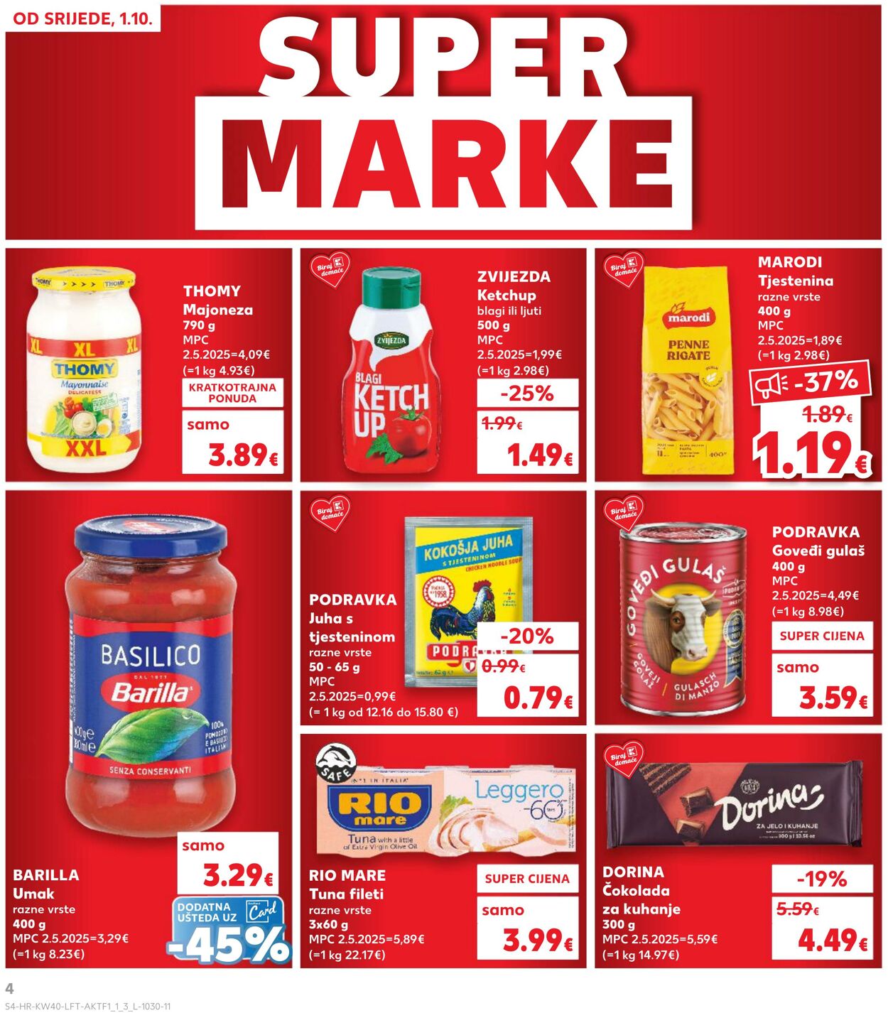 Katalog Kaufland 01.10.2025 - 07.10.2025