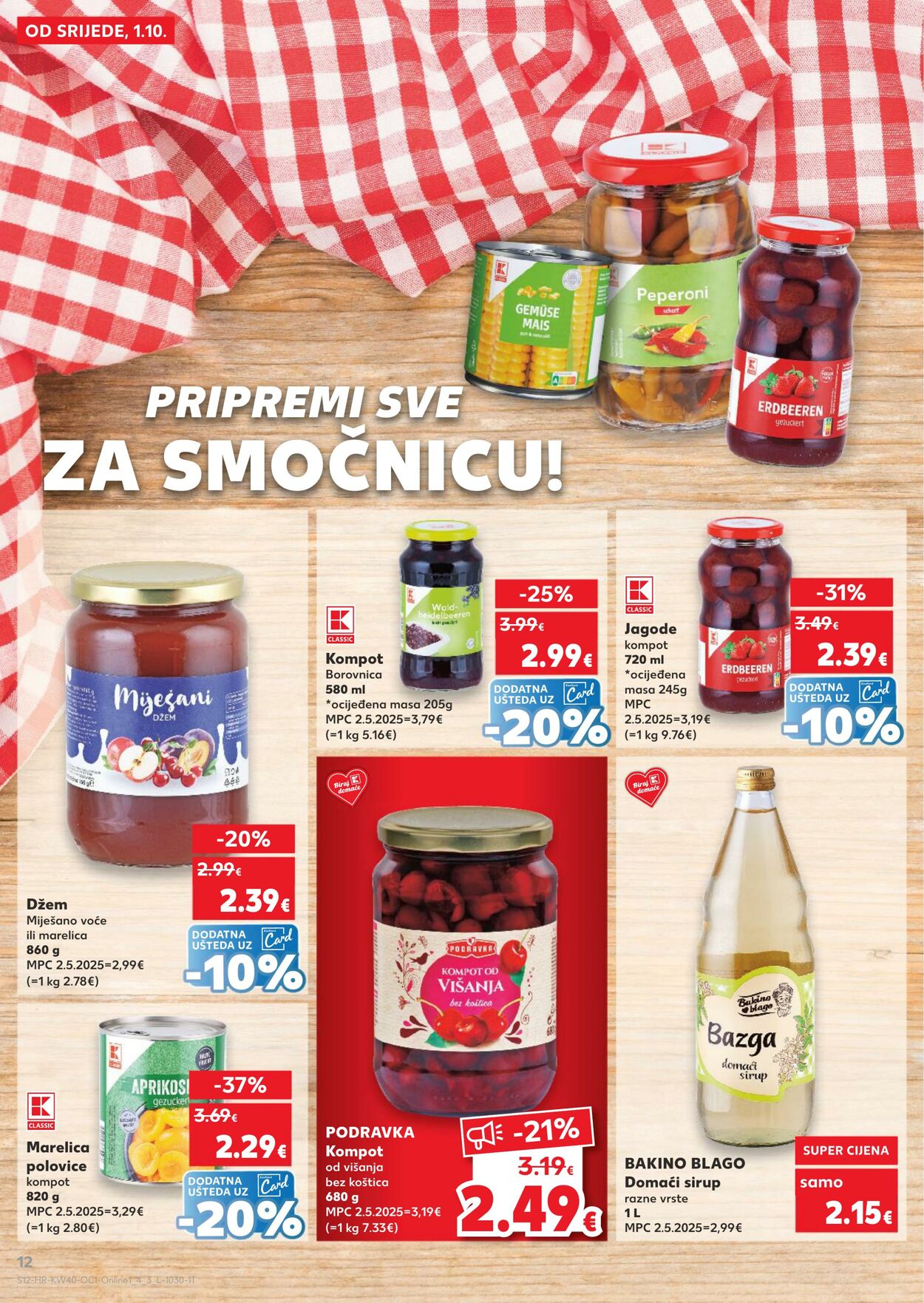 Katalog Kaufland 01.10.2025 - 07.10.2025