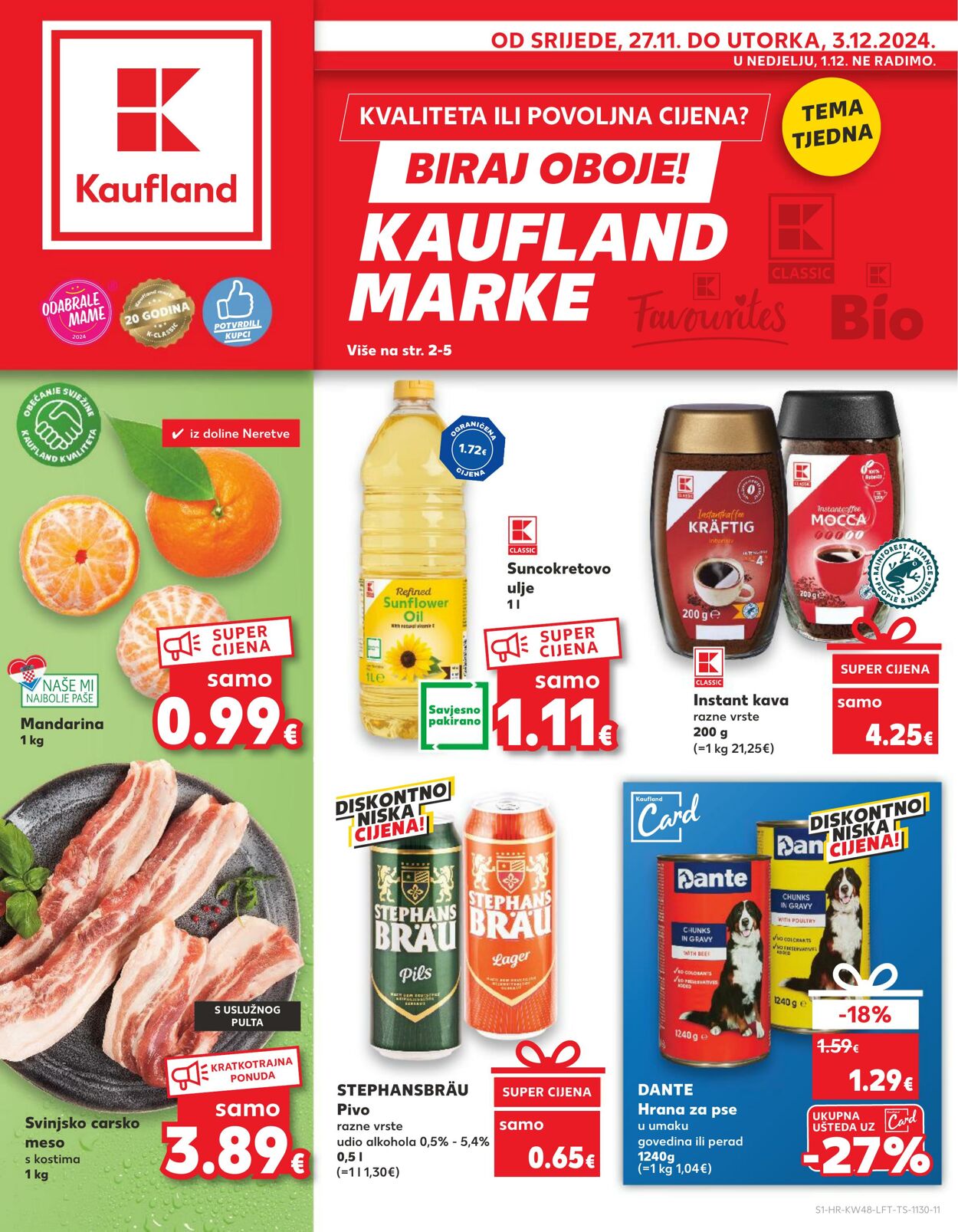 Katalog Kaufland 27.11.2024 - 03.12.2024