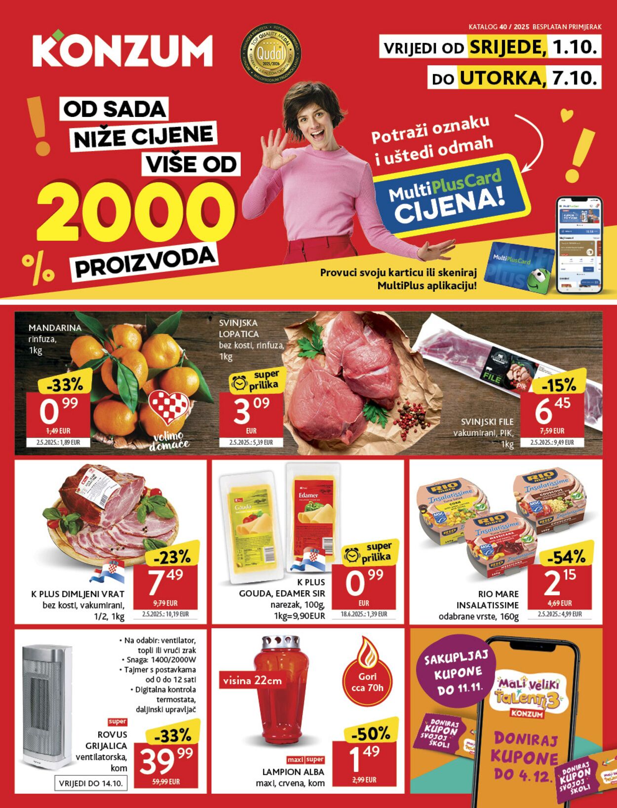 Katalog Konzum 02.10.2025 - 07.10.2025