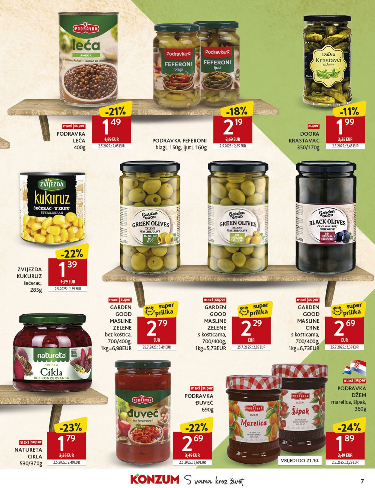 Katalog Konzum 16.10.2025 - 21.10.2025