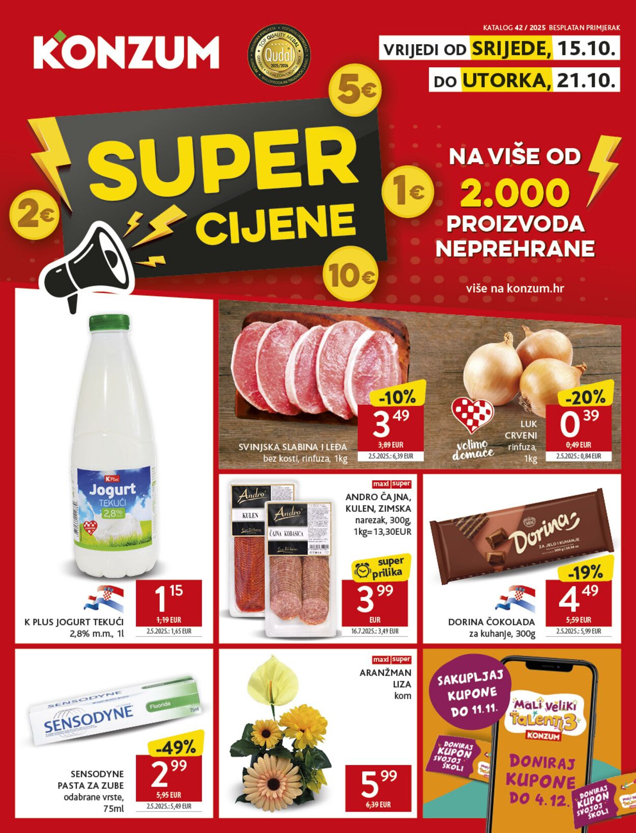 Katalog Konzum 16.10.2025 - 21.10.2025
