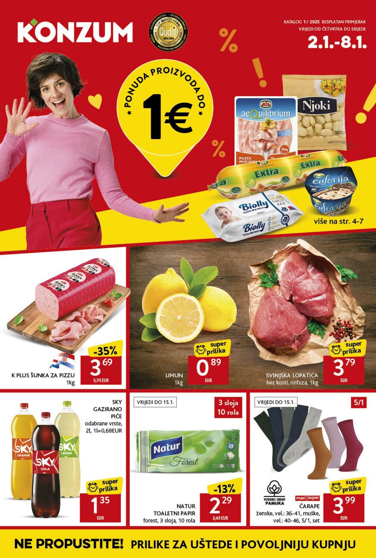 Katalog Konzum 03.01.2025 - 08.01.2025