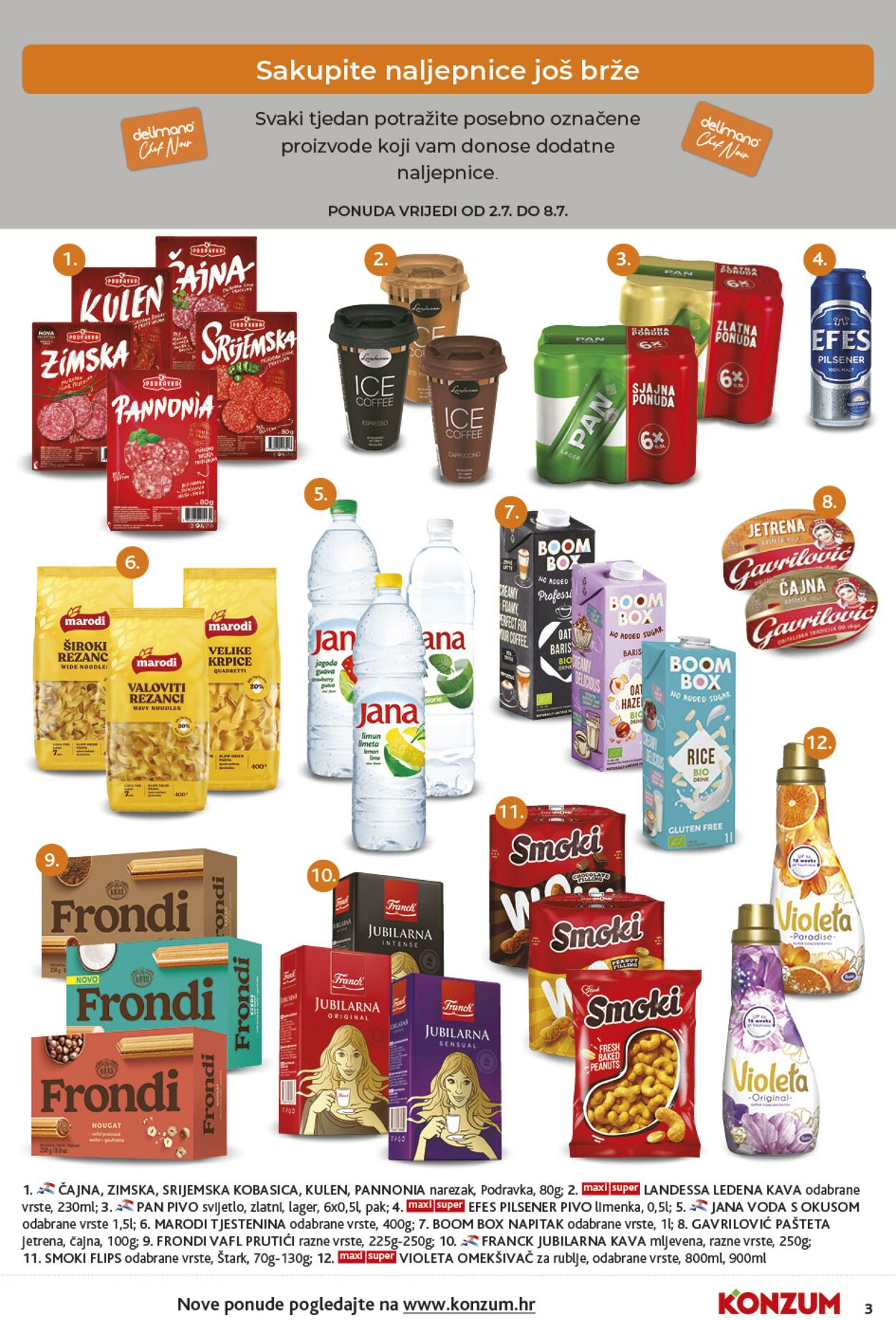 Katalog Konzum 01.07.2025 - 08.07.2025