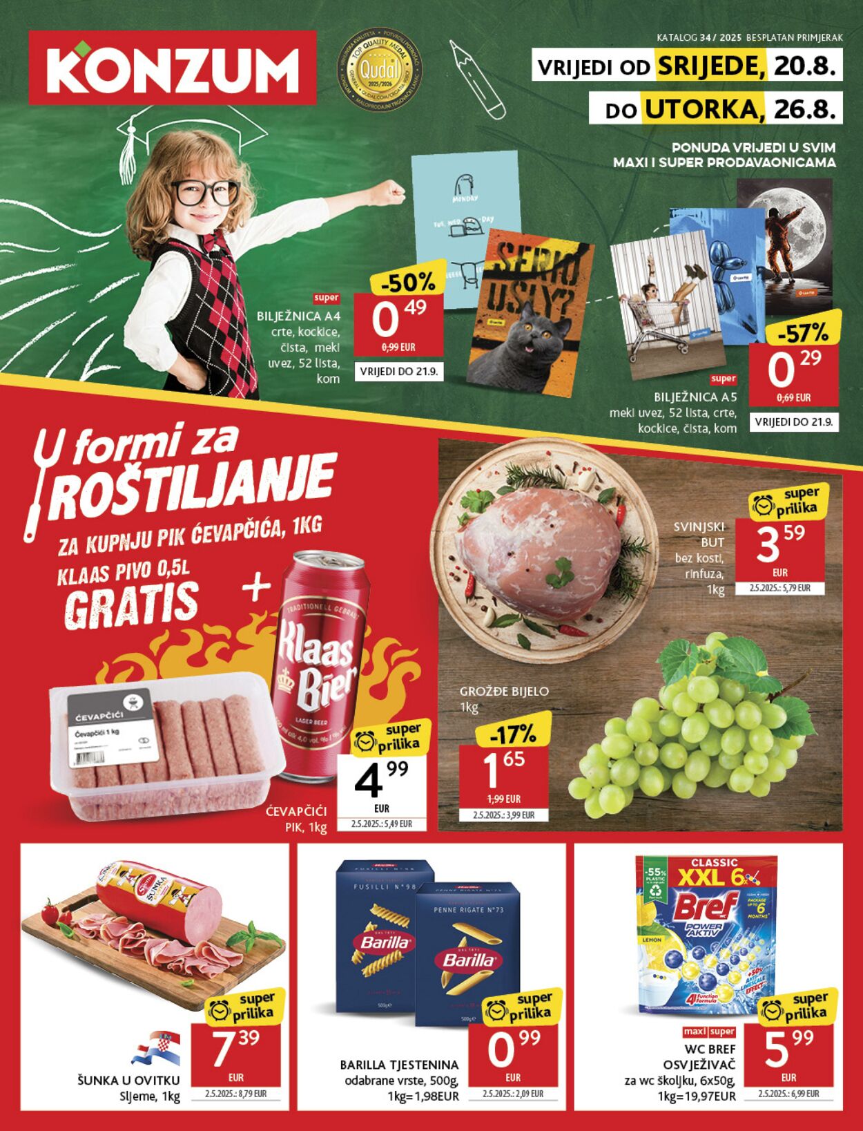 Katalog Konzum 20.08.2025 - 26.08.2025