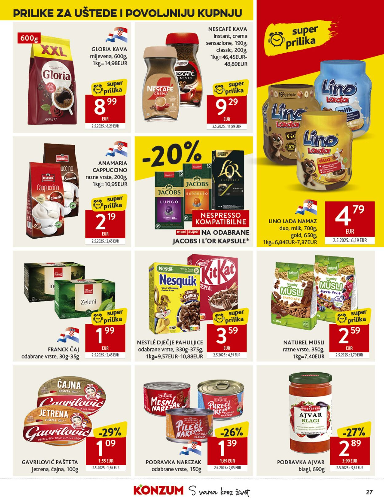 Katalog Konzum 23.10.2025 - 28.10.2025