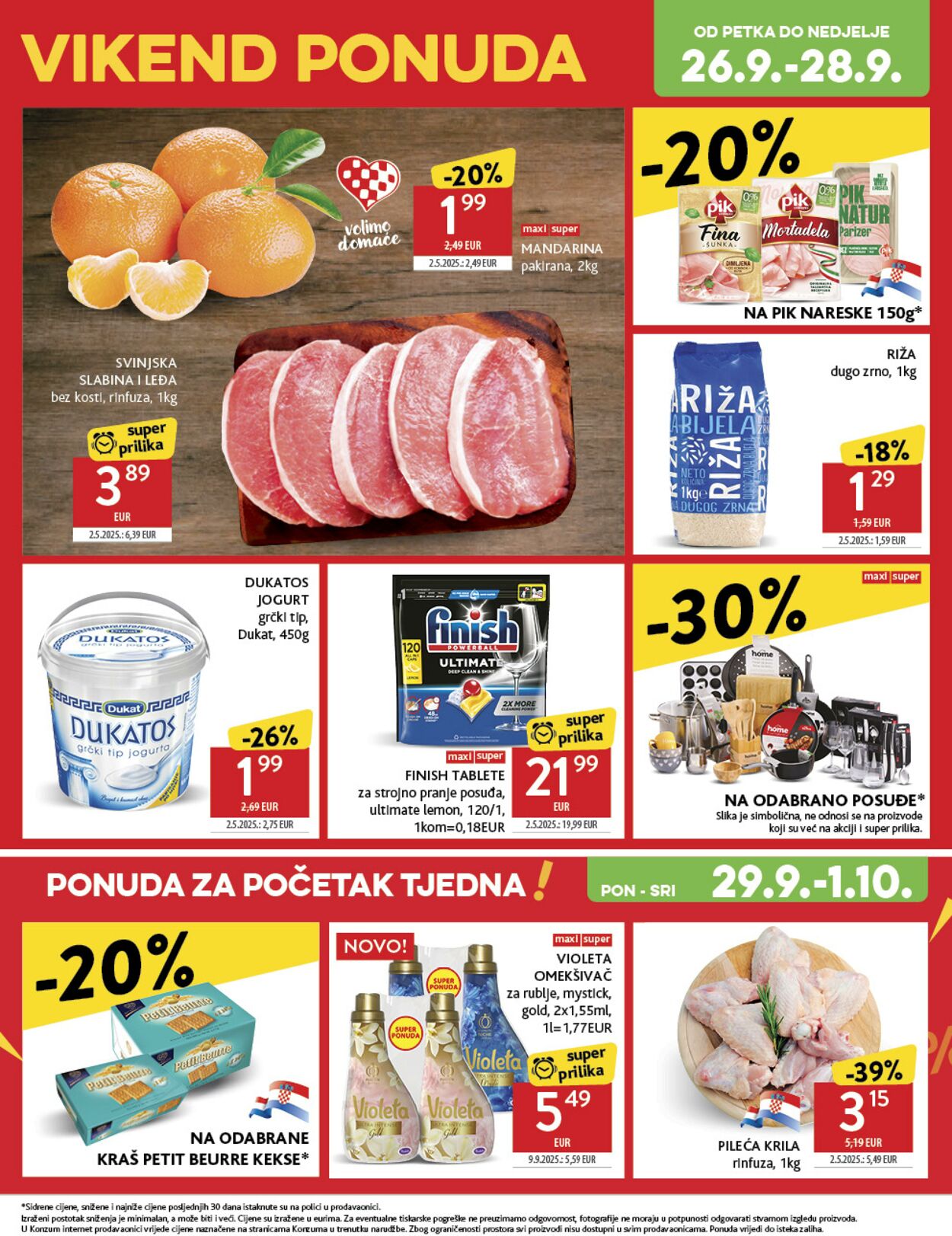 Katalog Konzum 29.09.2025 - 30.09.2025