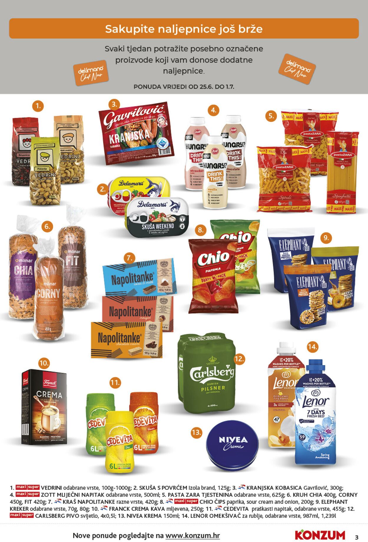Katalog Konzum 23.06.2025 - 01.07.2025