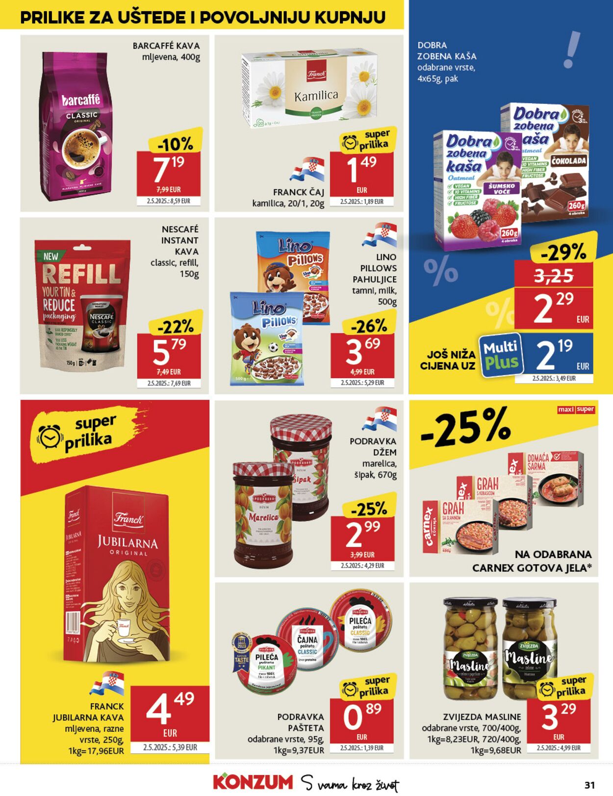 Katalog Konzum 29.10.2025 - 04.11.2025