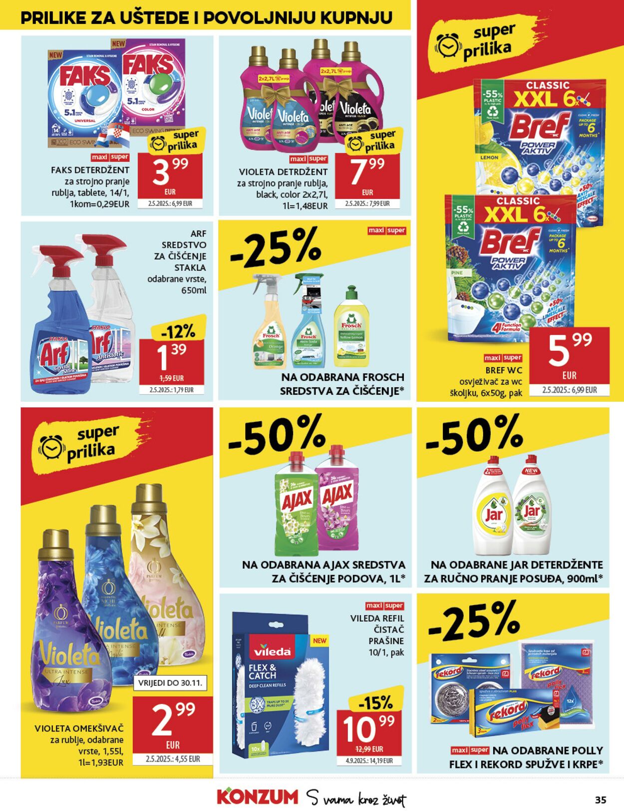 Katalog Konzum 29.10.2025 - 04.11.2025