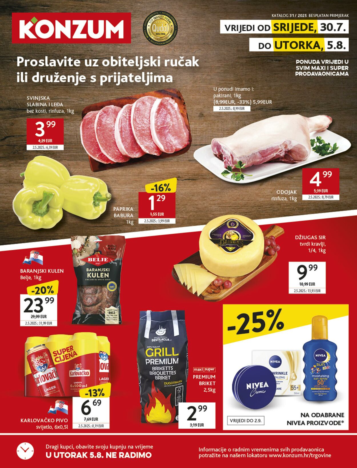 Katalog Konzum 29.07.2025 - 05.08.2025