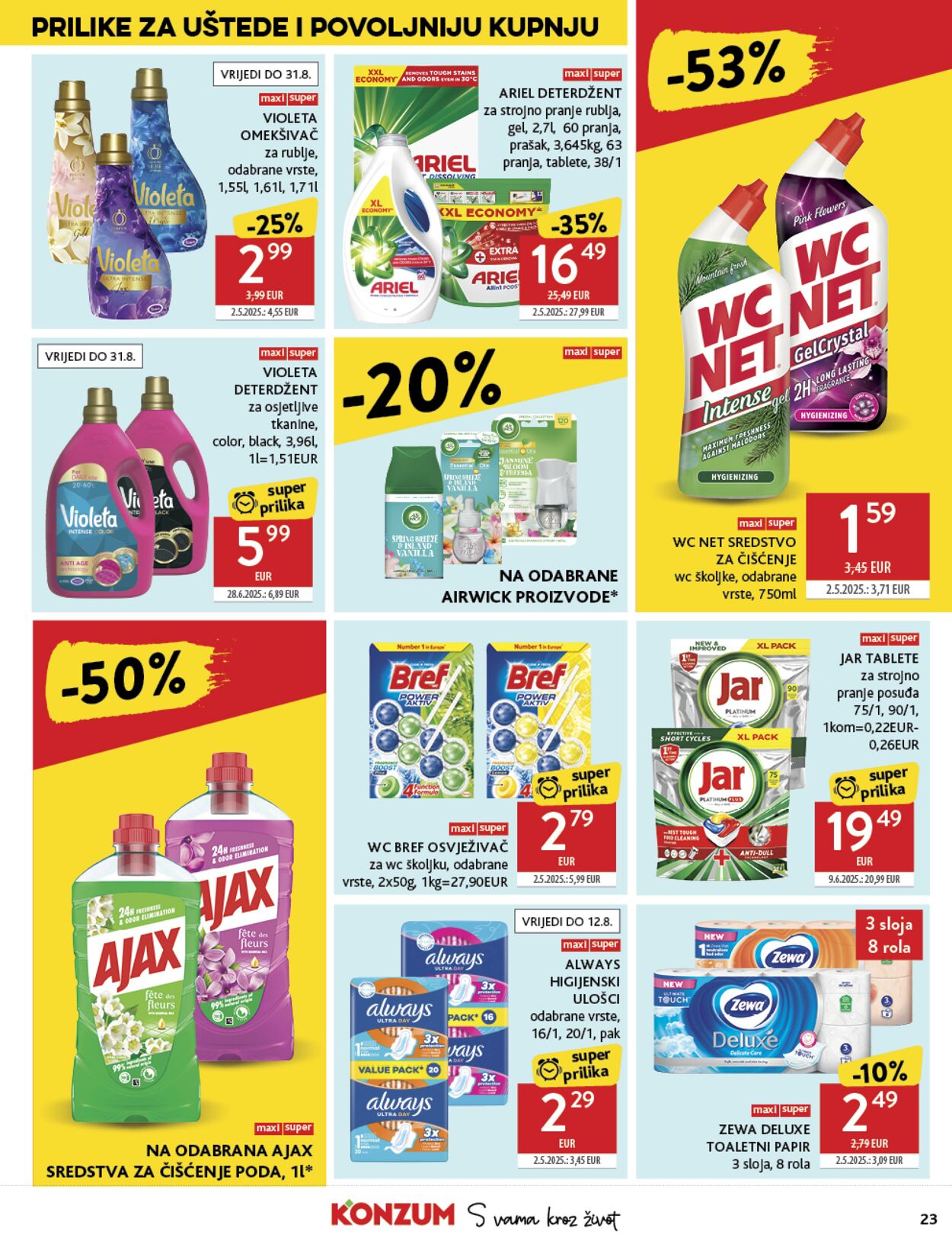 Katalog Konzum 29.07.2025 - 05.08.2025