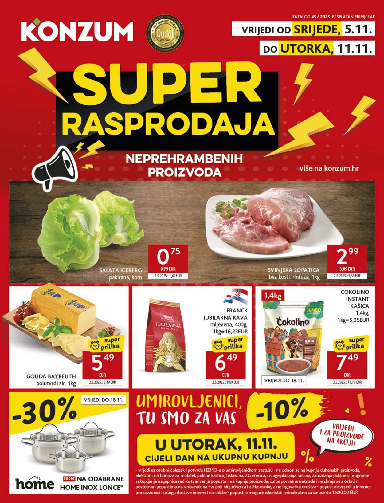 Katalog Konzum 06.11.2025 - 11.11.2025