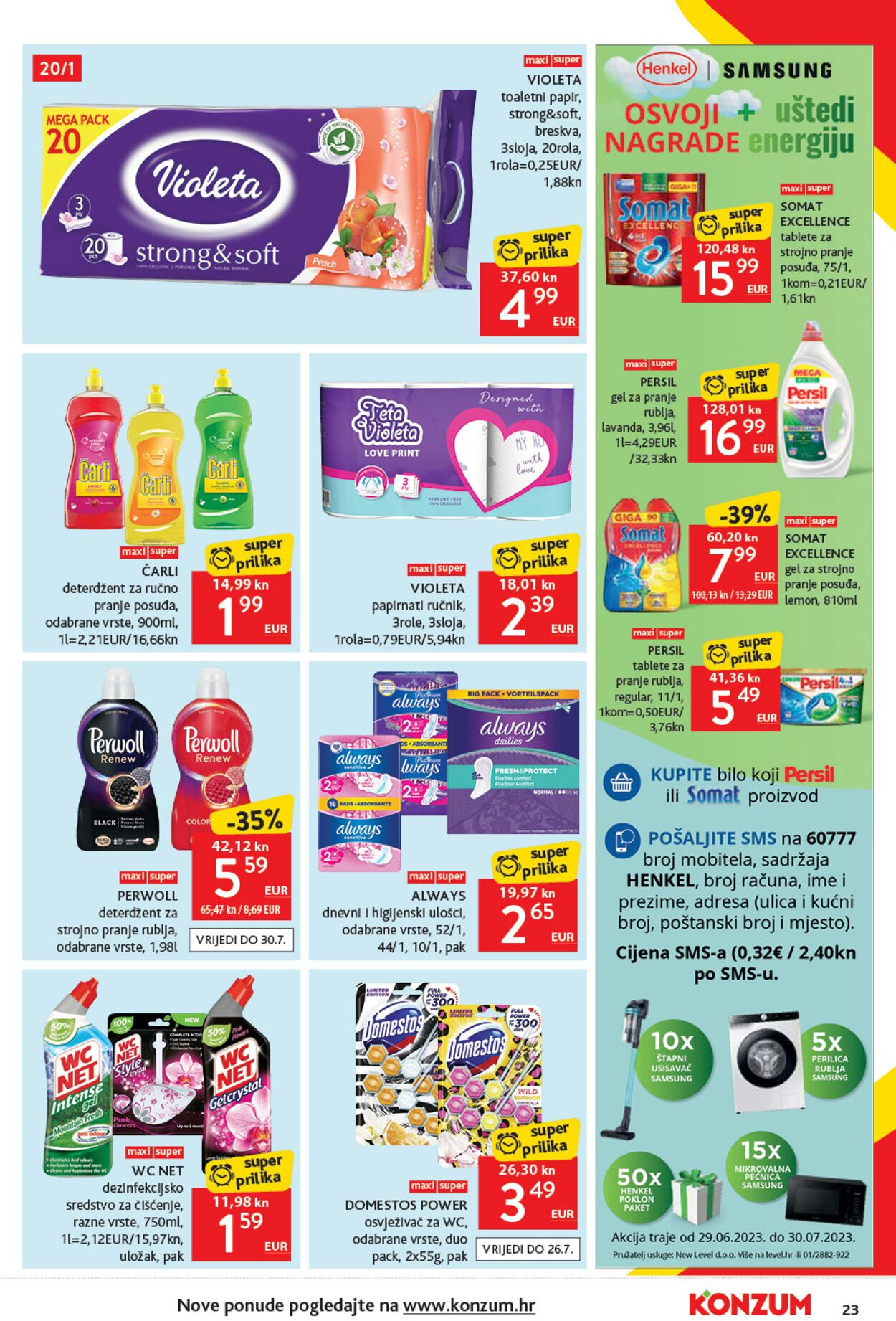 Katalog Konzum 06.07.2023 - 12.07.2023