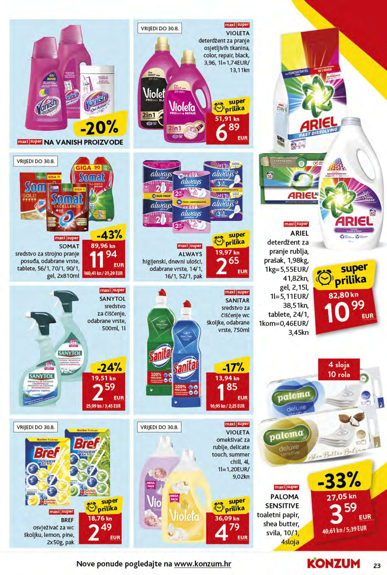 Katalog Konzum 10.08.2023 - 16.08.2023