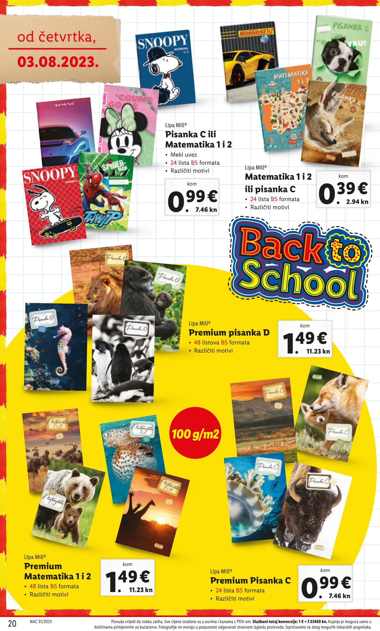 Katalog Lidl 03.08.2023 - 03.09.2023