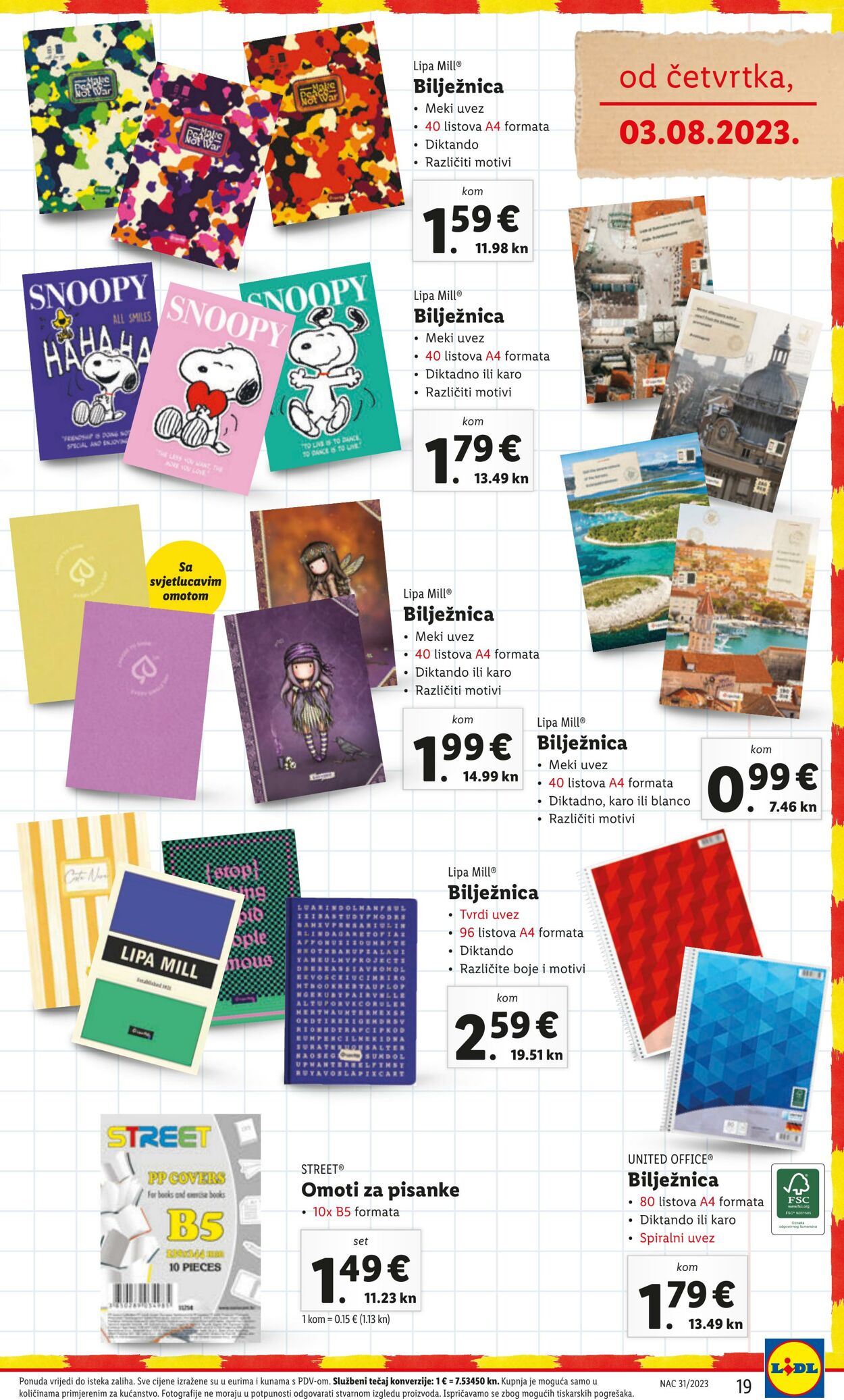 Katalog Lidl 03.08.2023 - 03.09.2023