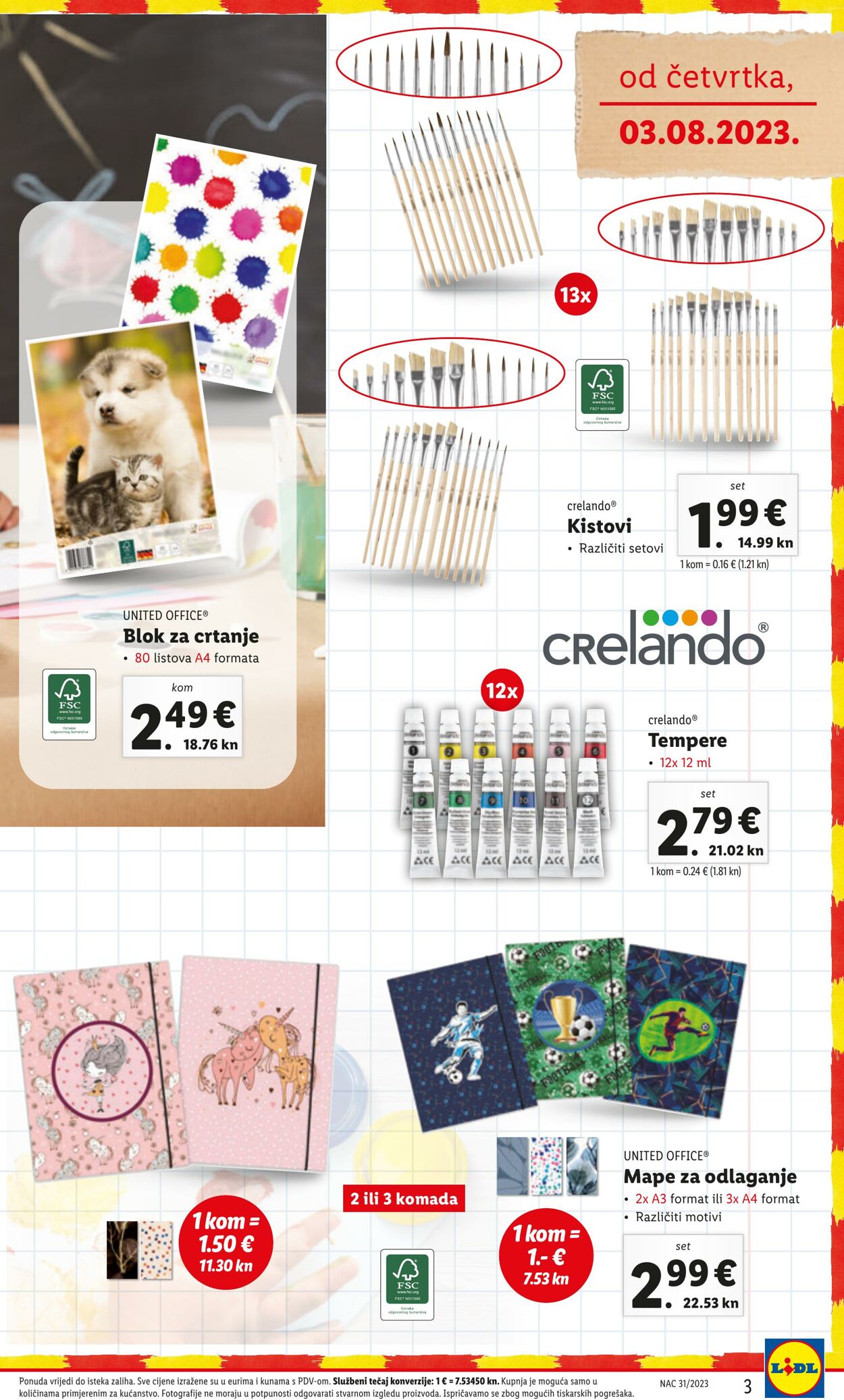 Katalog Lidl 03.08.2023 - 03.09.2023