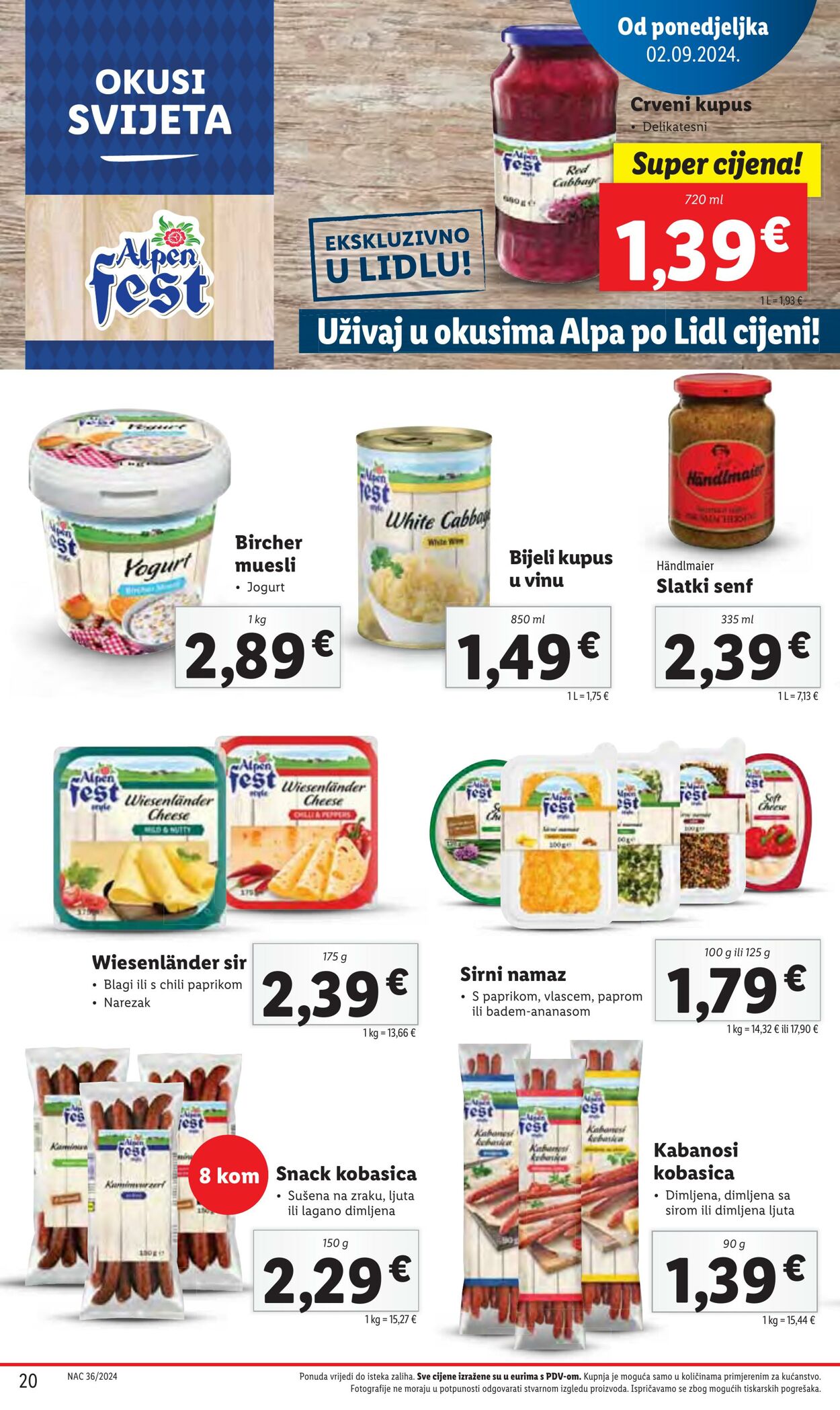 Katalog Lidl 03.09.2024 - 09.09.2024