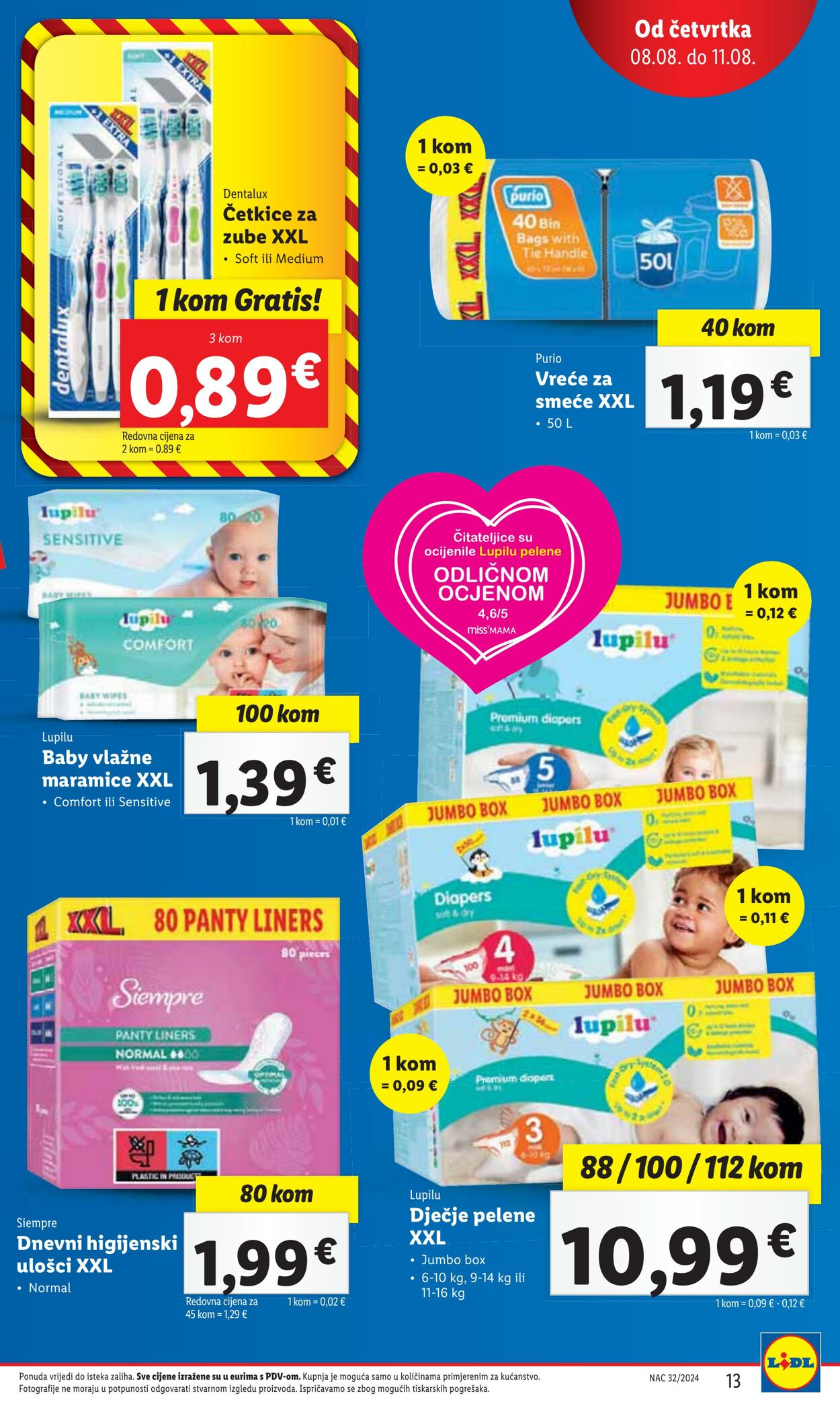 Katalog Lidl 08.08.2024 - 11.08.2024