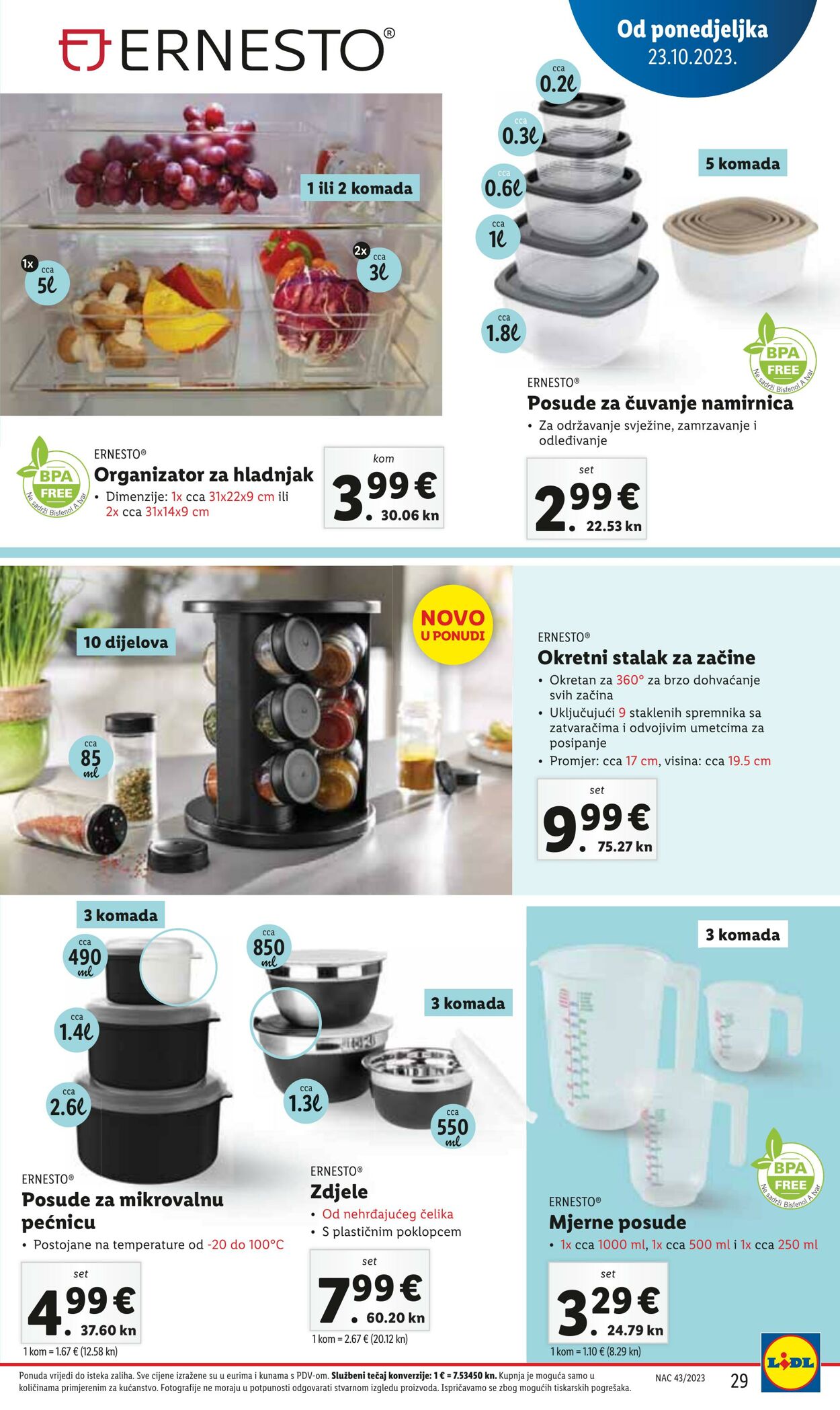 Katalog Lidl 23.10.2023 - 29.10.2023