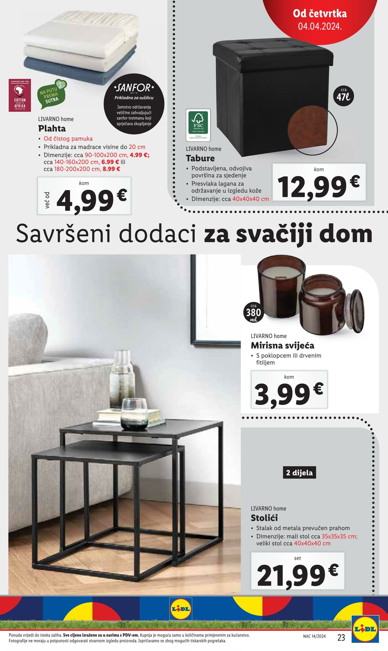 Katalog Lidl 04.04.2024 - 07.04.2024