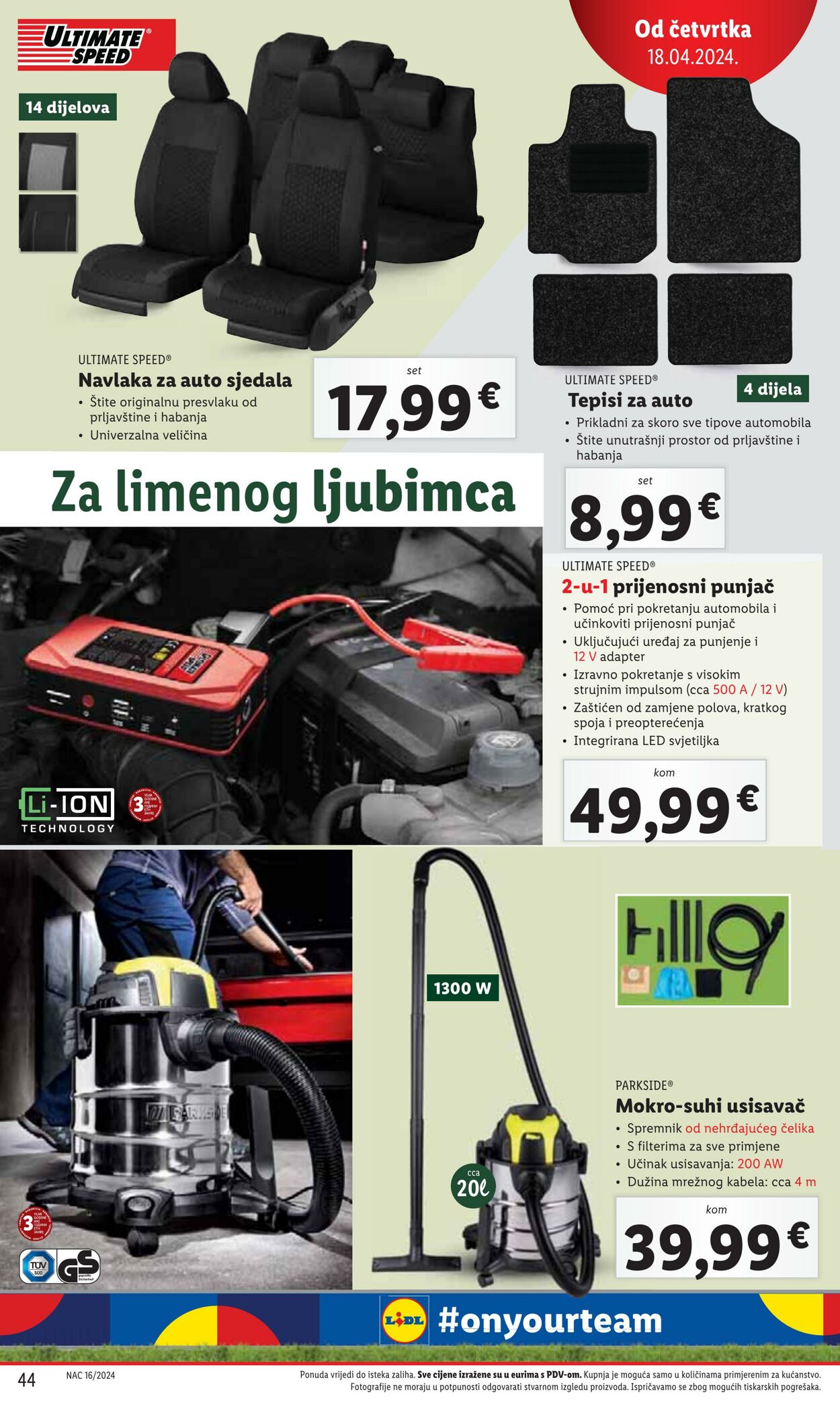 Katalog Lidl 15.04.2024 - 21.04.2024