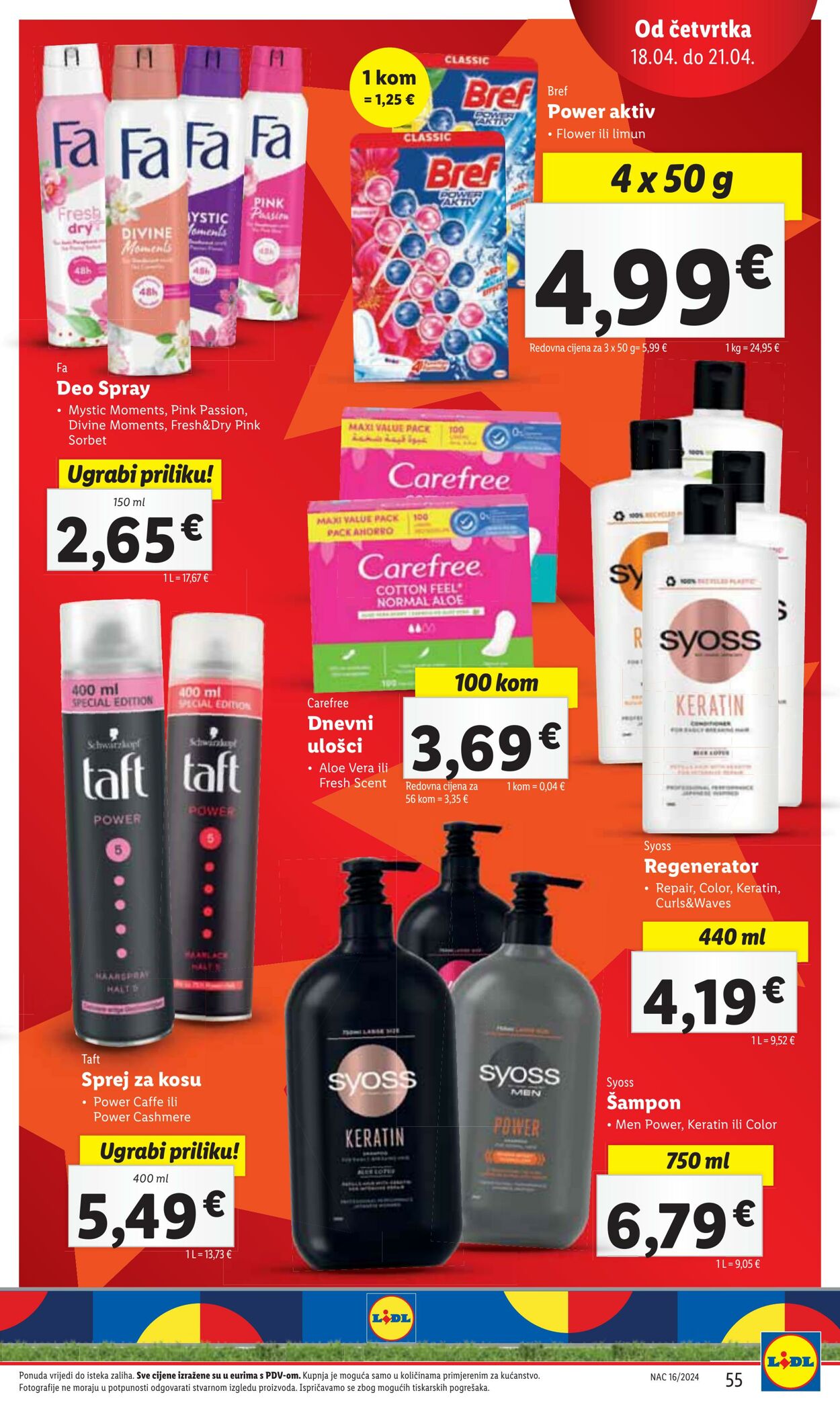 Katalog Lidl 15.04.2024 - 21.04.2024