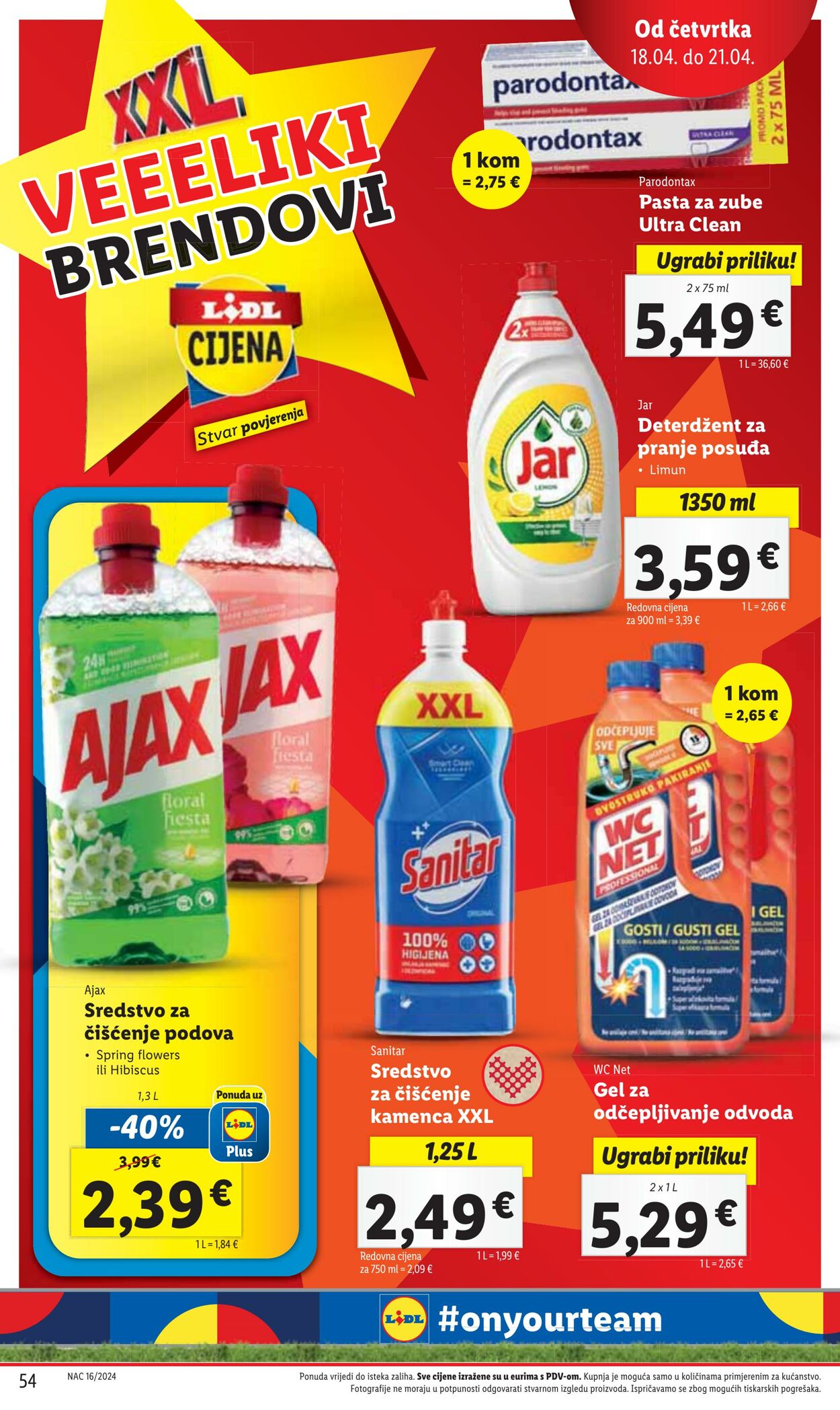 Katalog Lidl 15.04.2024 - 21.04.2024