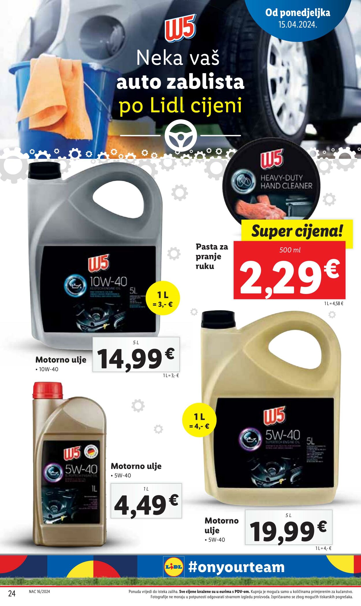 Katalog Lidl 15.04.2024 - 21.04.2024