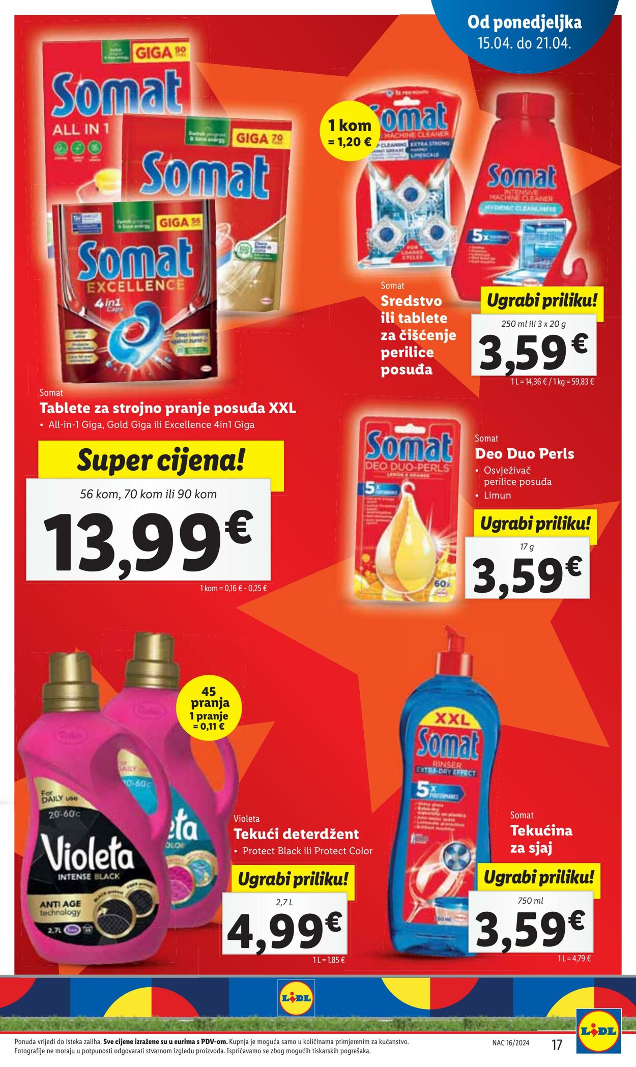 Katalog Lidl 15.04.2024 - 21.04.2024