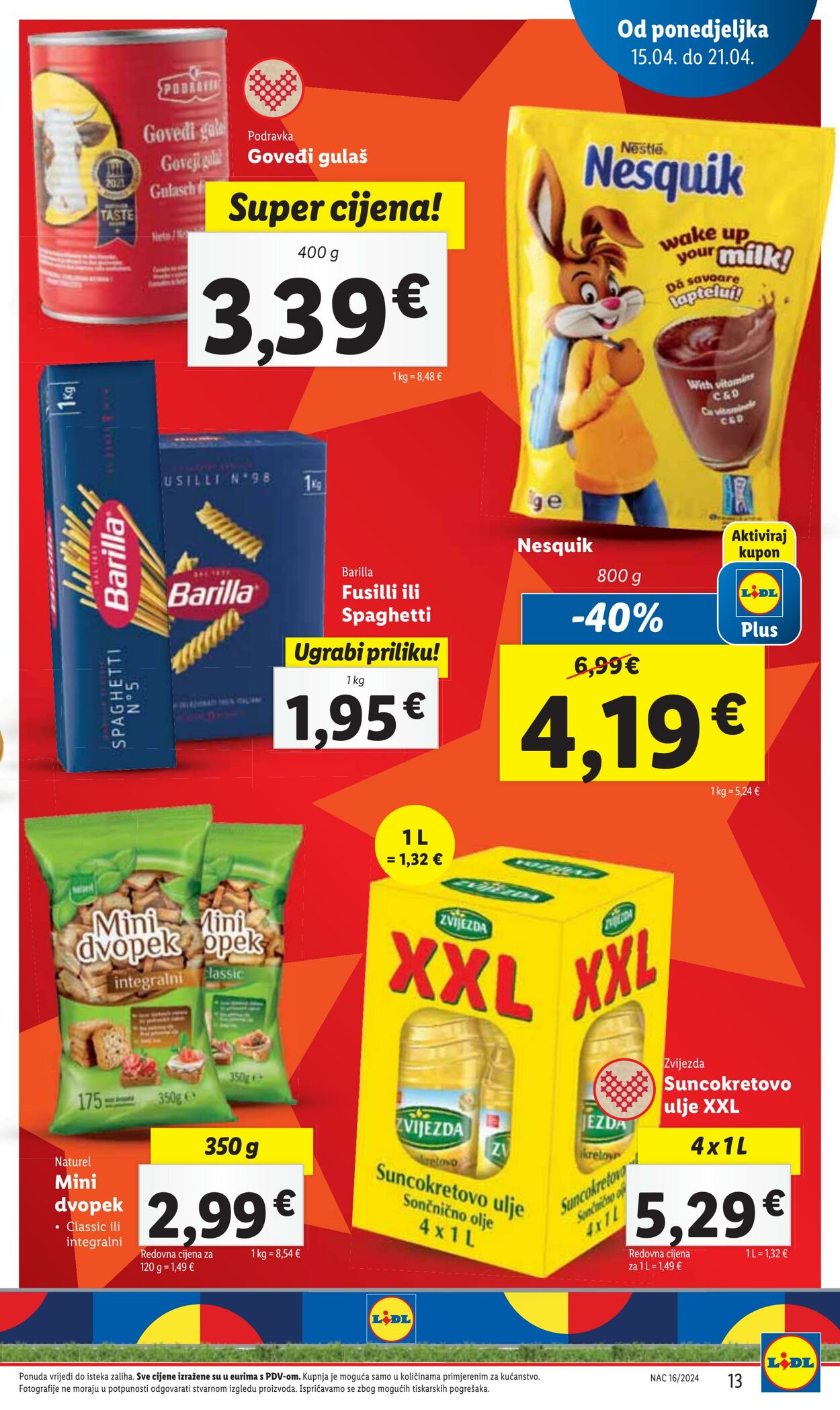 Katalog Lidl 15.04.2024 - 21.04.2024