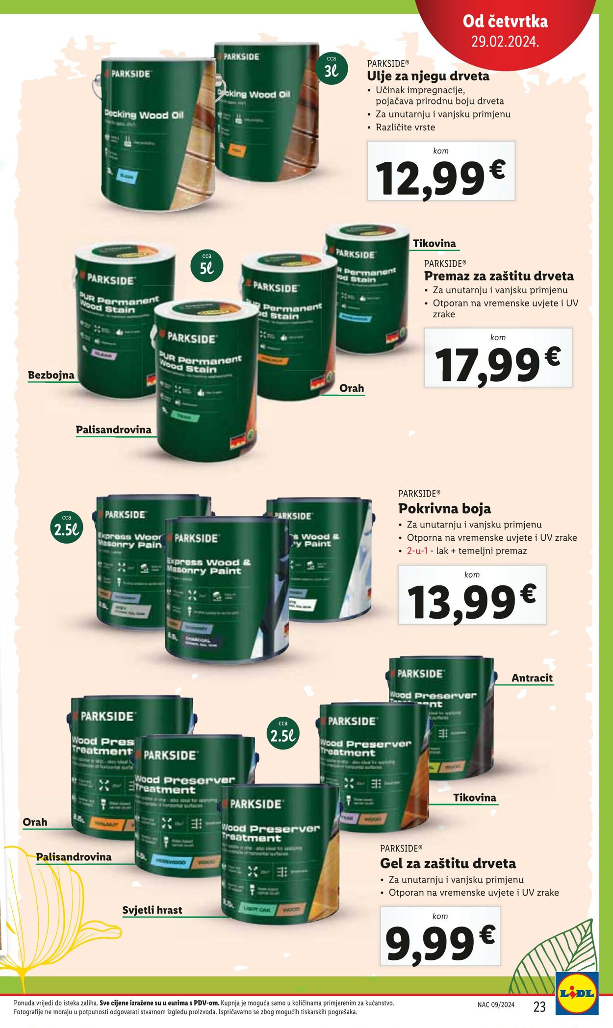 Katalog Lidl 29.02.2024 - 03.03.2024