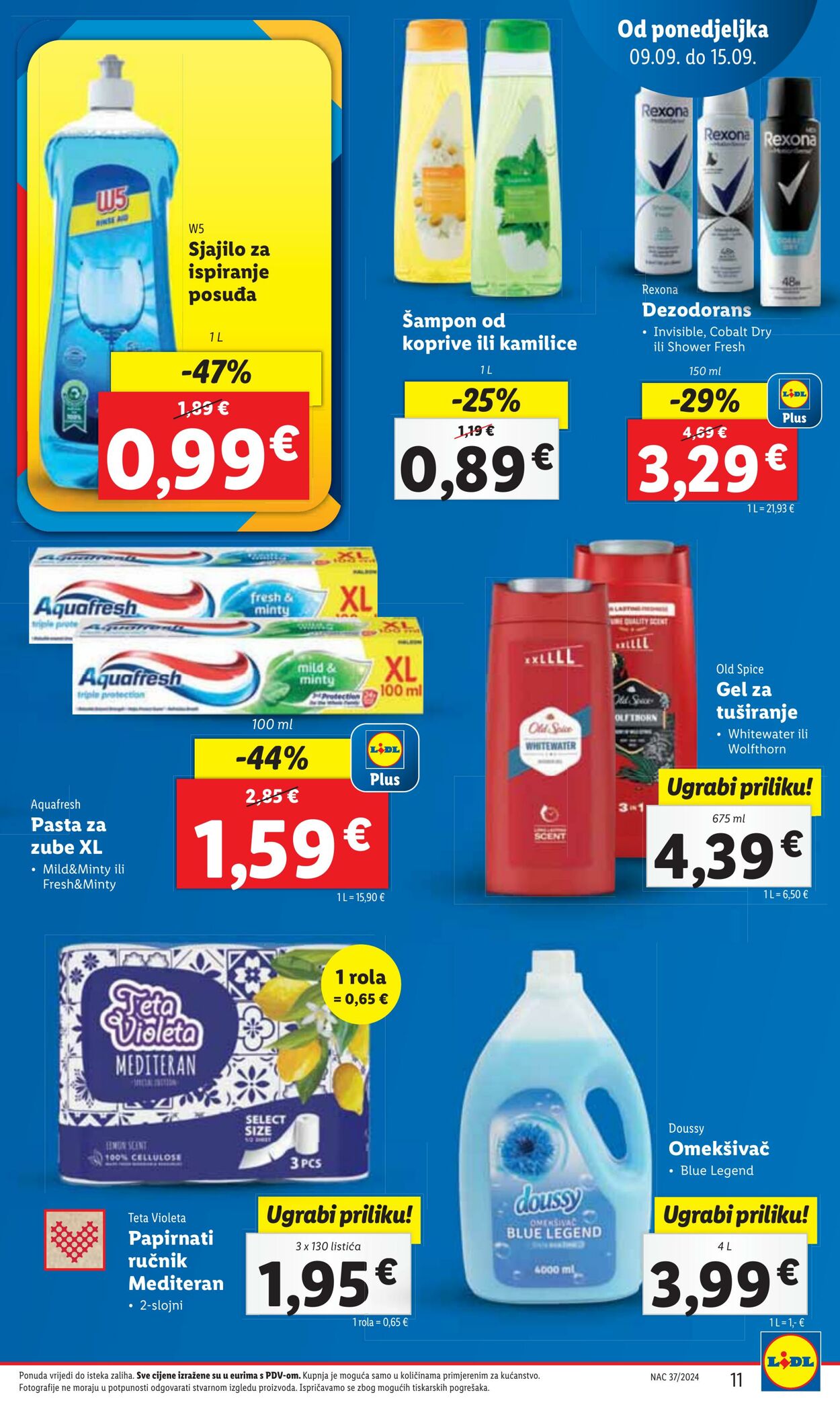 Katalog Lidl 11.09.2024 - 16.09.2024