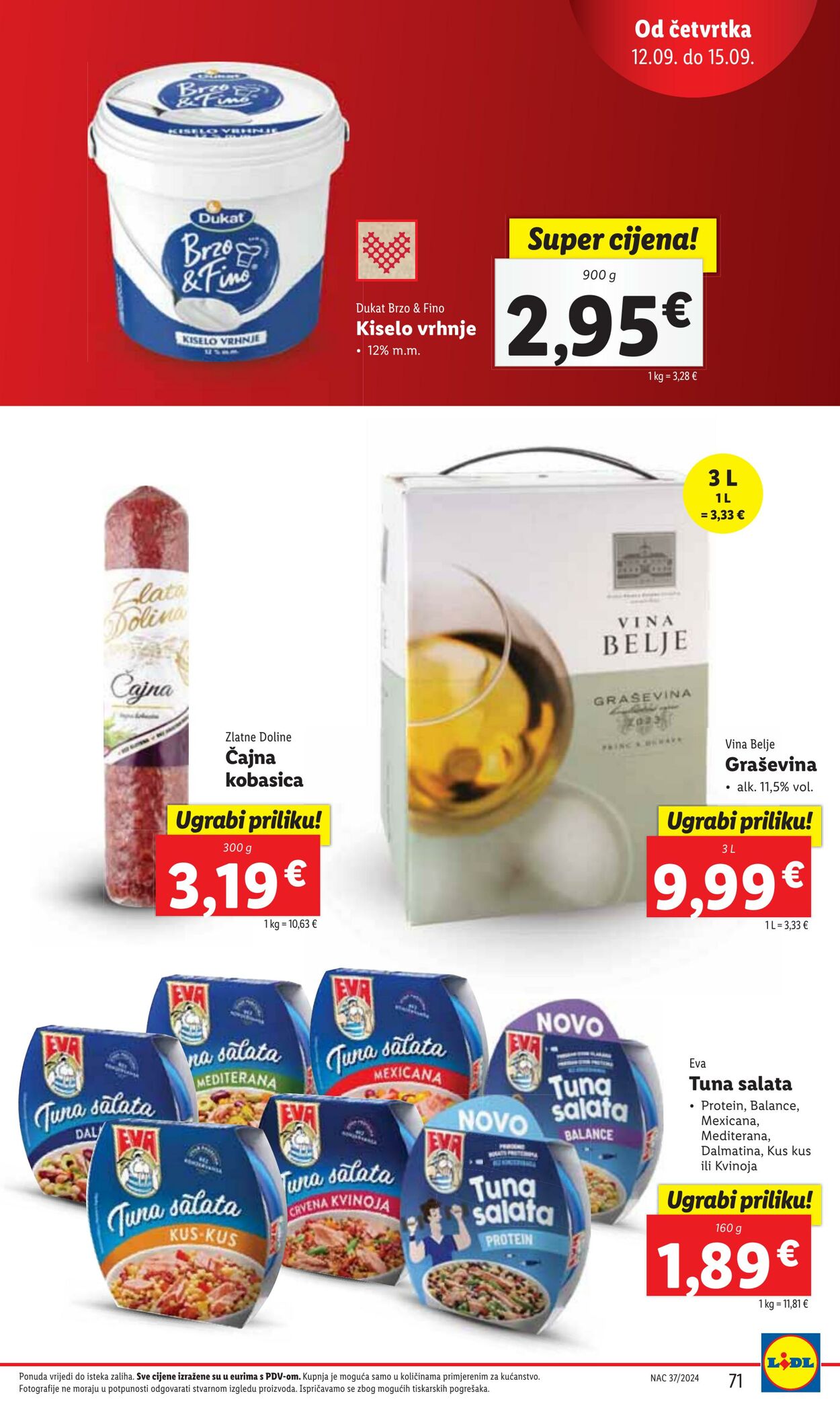 Katalog Lidl 11.09.2024 - 16.09.2024