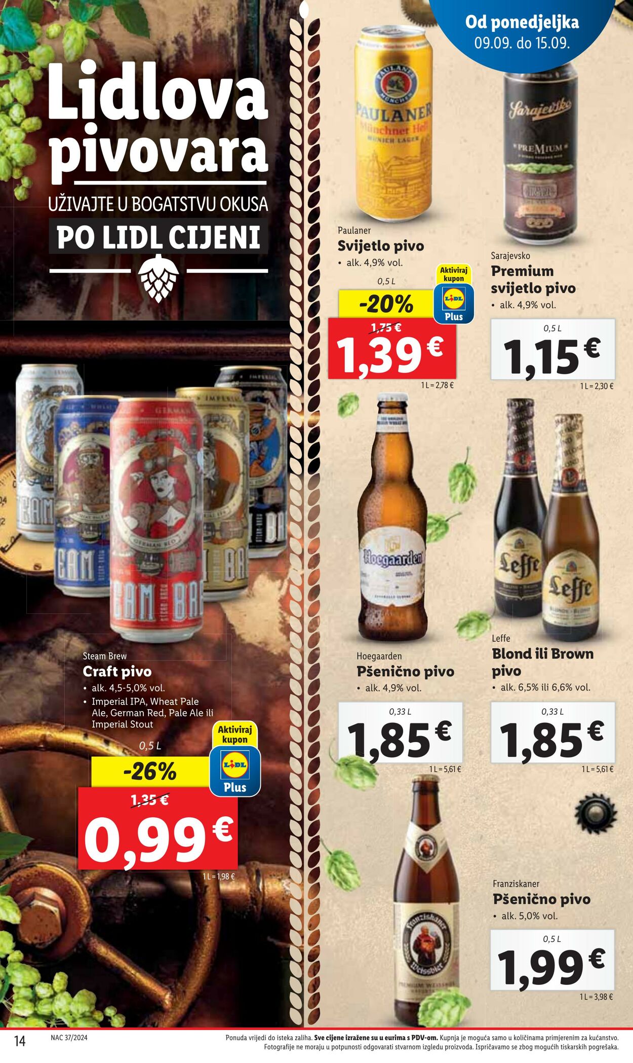 Katalog Lidl 11.09.2024 - 16.09.2024