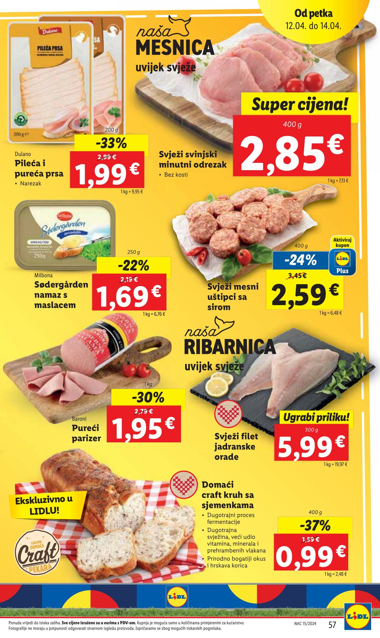 Lidl Promotivni letak - Vrijedi od 08.04 do 14.04 - Stranica br. 57 ...